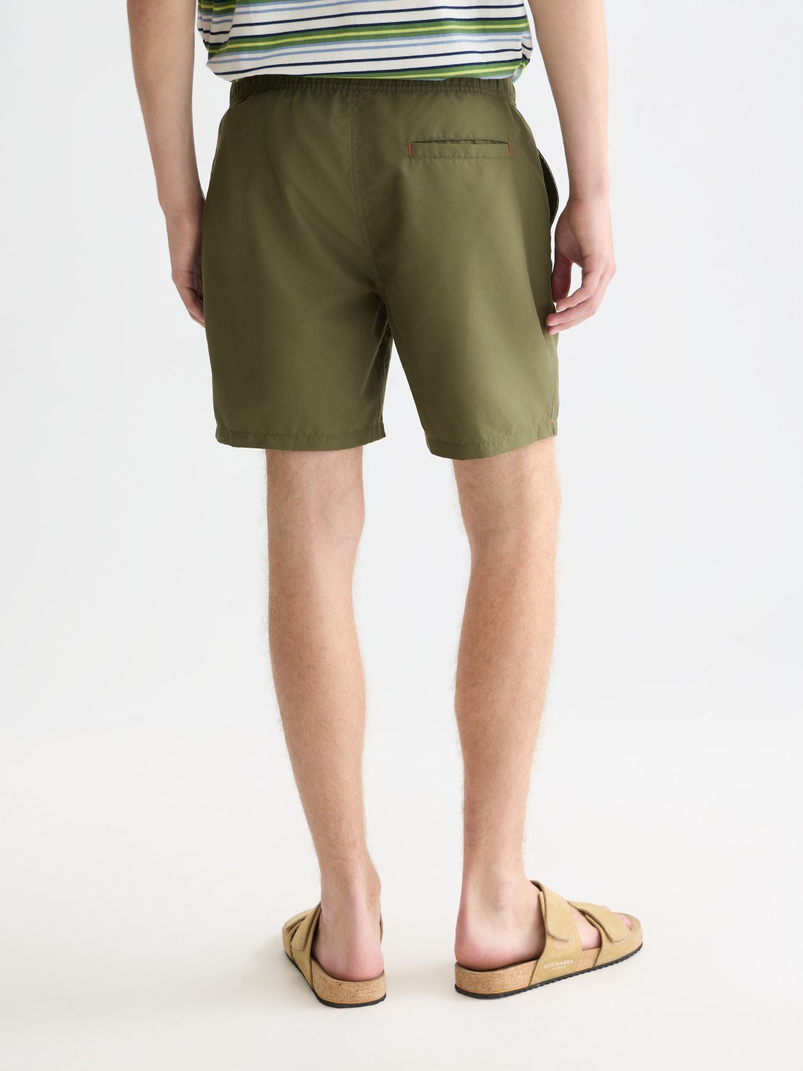 Solid Midlength Swim Shorts - Scotch & Soda South Africa