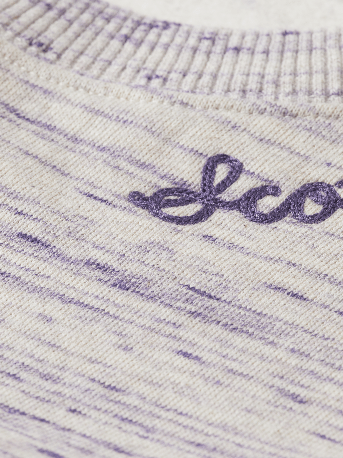 Space Yarn Embroidered Loose-Fit Sweatshirt - Scotch & Soda South Africa