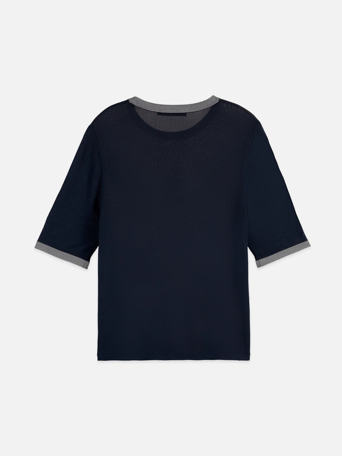 Stripe Trim Short Sleeve Pullover - Scotch & Soda South Africa