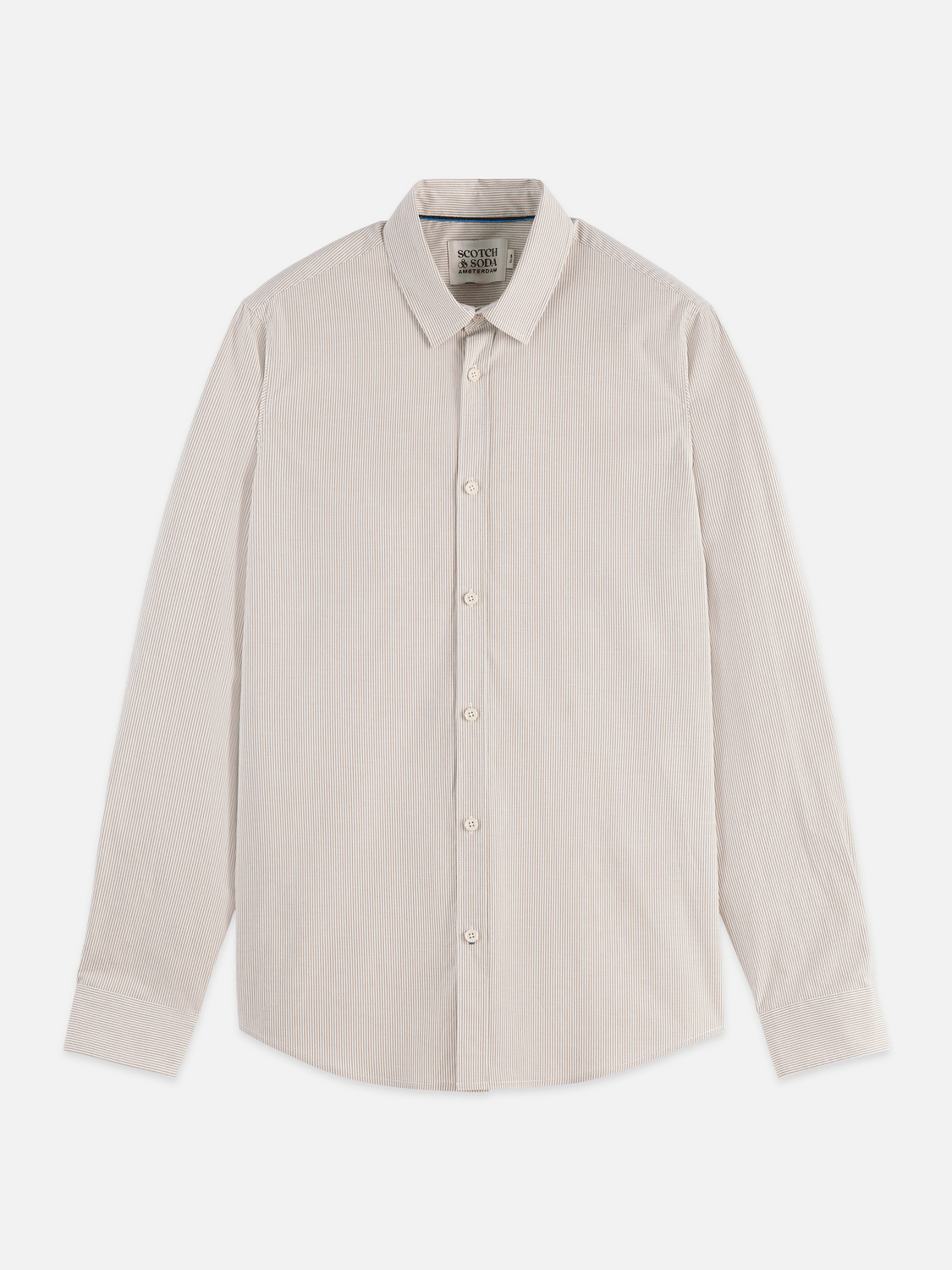 Striped Slim-Fit Poplin Shirt - Scotch & Soda South Africa