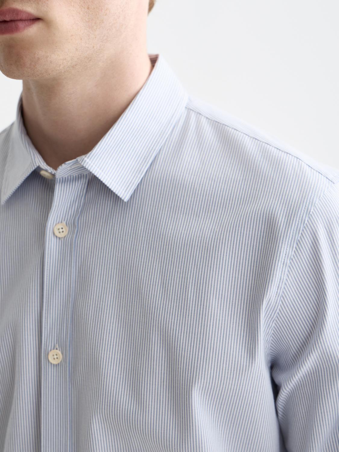 Striped Slim-Fit Poplin Shirt - Scotch & Soda South Africa