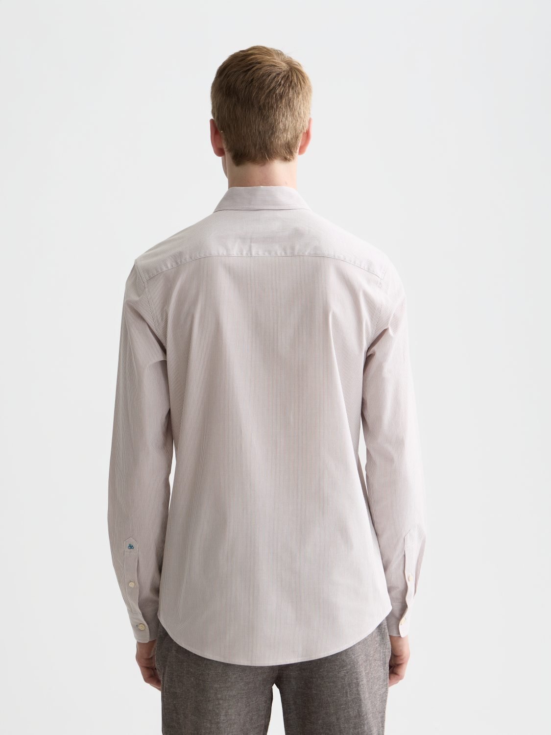 Striped Slim-Fit Poplin Shirt - Scotch & Soda South Africa
