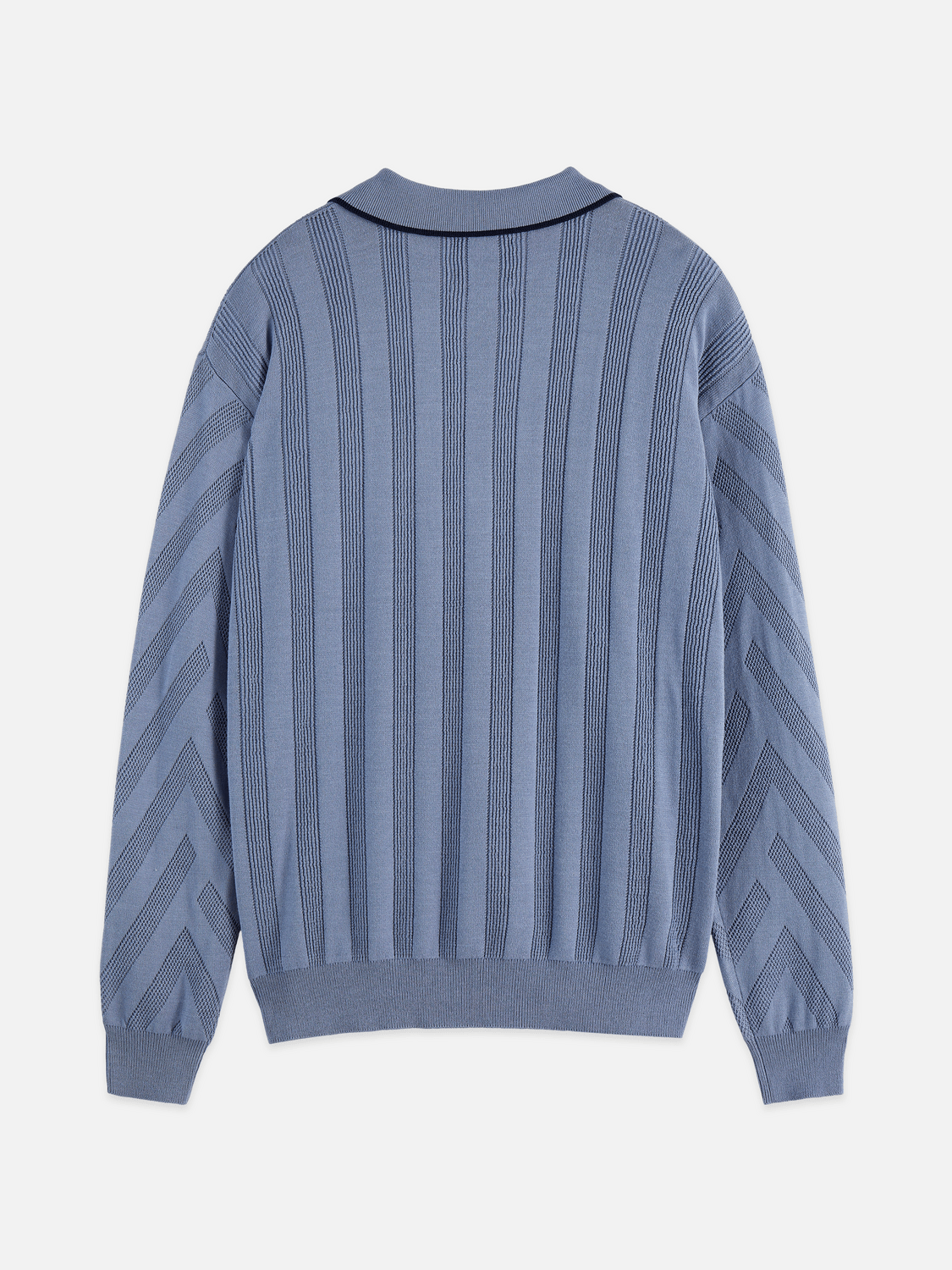 Structure Long Sleeve Polo - Scotch & Soda South Africa
