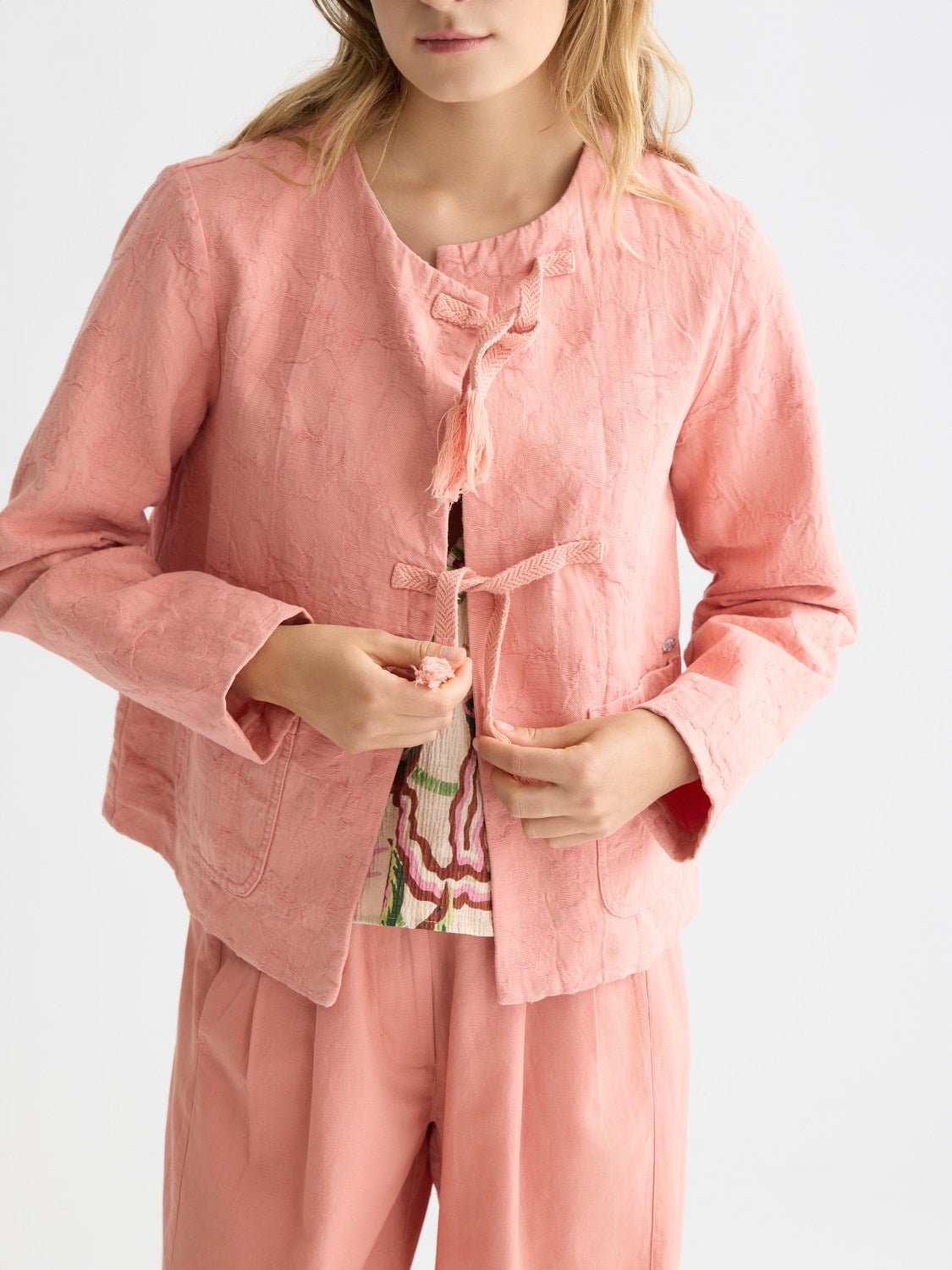 Structured Jacquard Blazer - Scotch & Soda South Africa