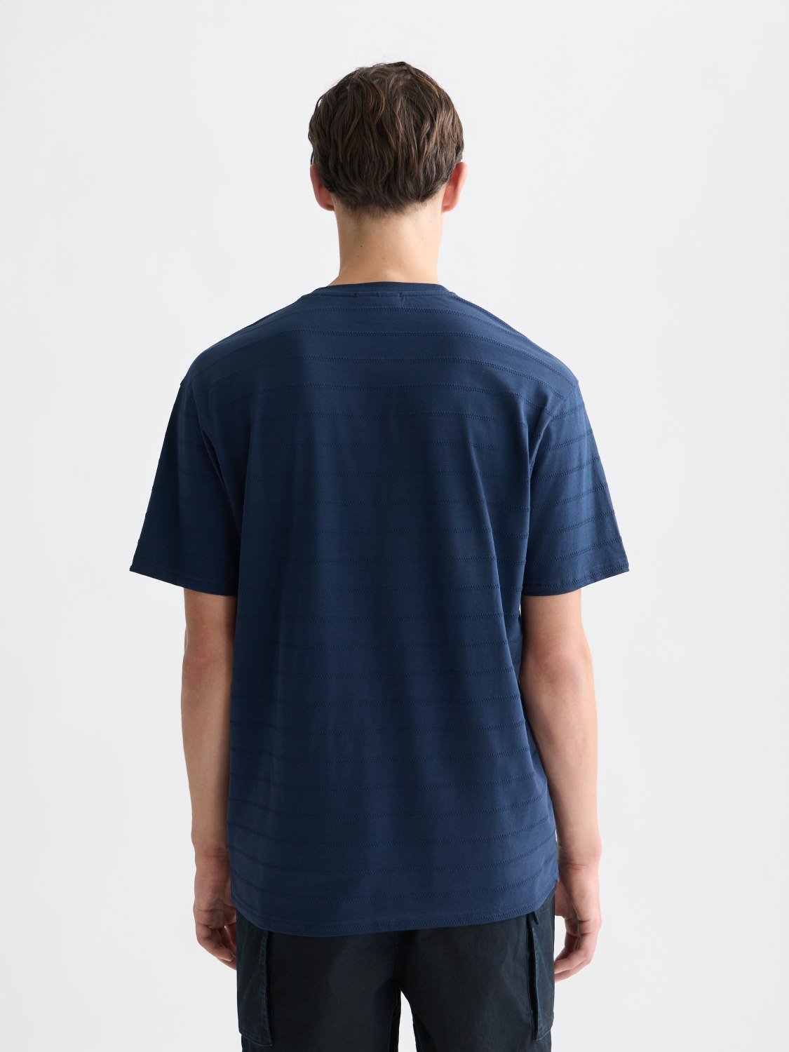 Structured Jacquard Relaxed-Fit T-Shirt - Scotch & Soda South Africa