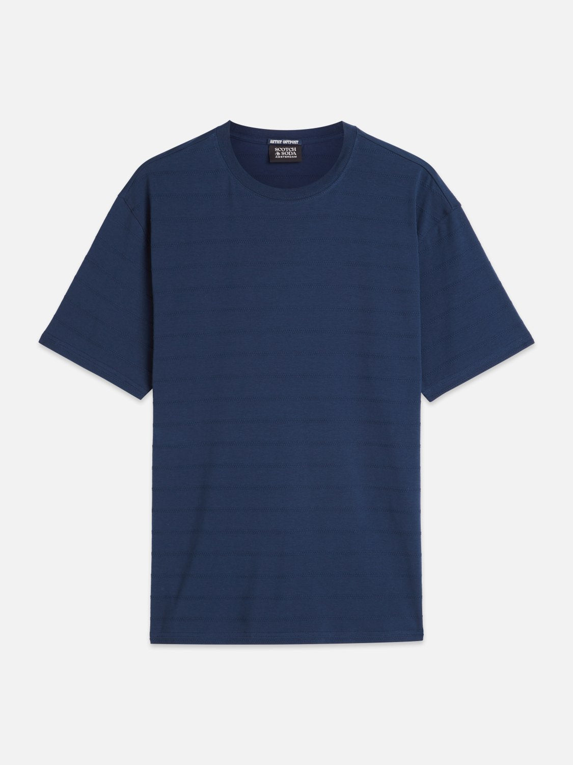 Structured Jacquard Relaxed-Fit T-Shirt - Scotch & Soda South Africa