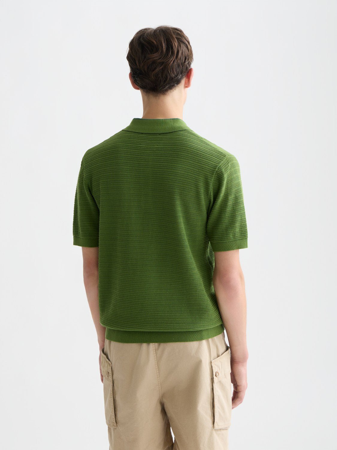Structured Knitted Regularfit Polo - Scotch & Soda South Africa