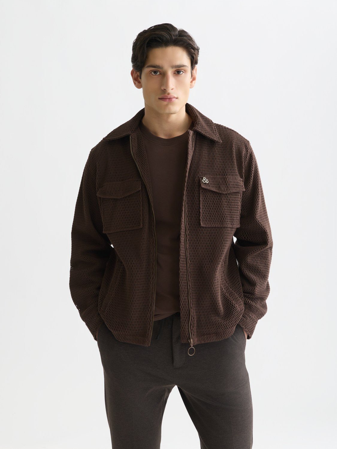Structured Overshirt - Scotch & Soda South Africa