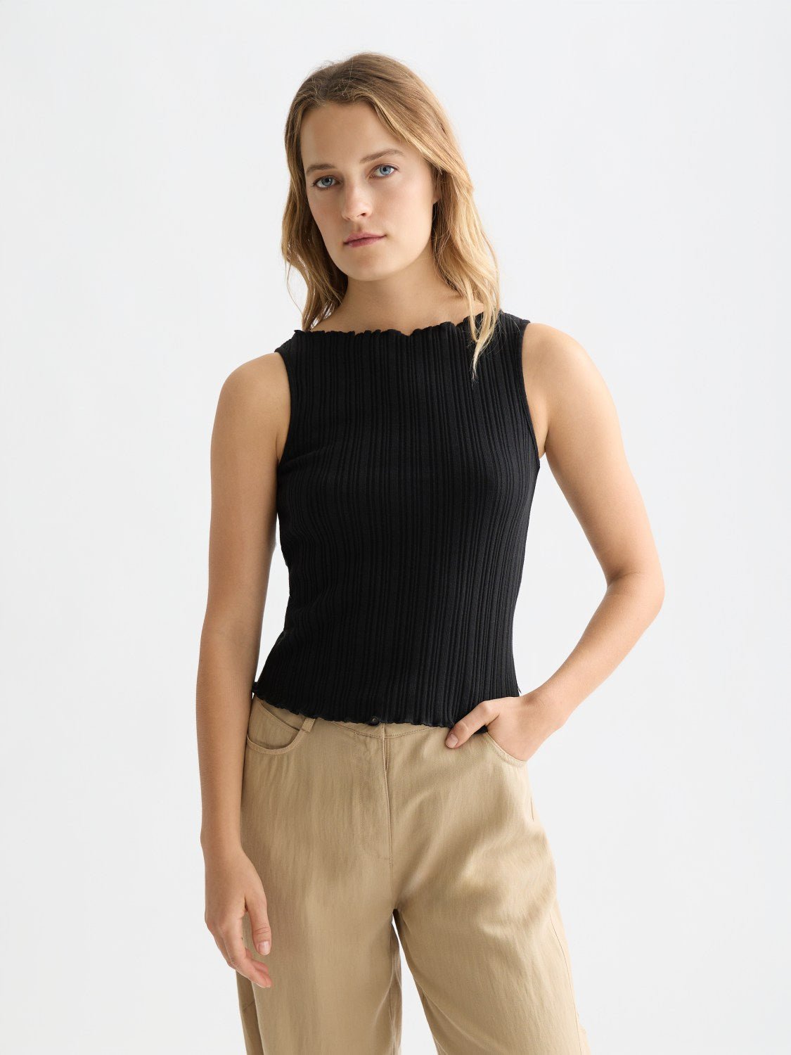 Structured Rib Tank - Scotch & Soda South Africa
