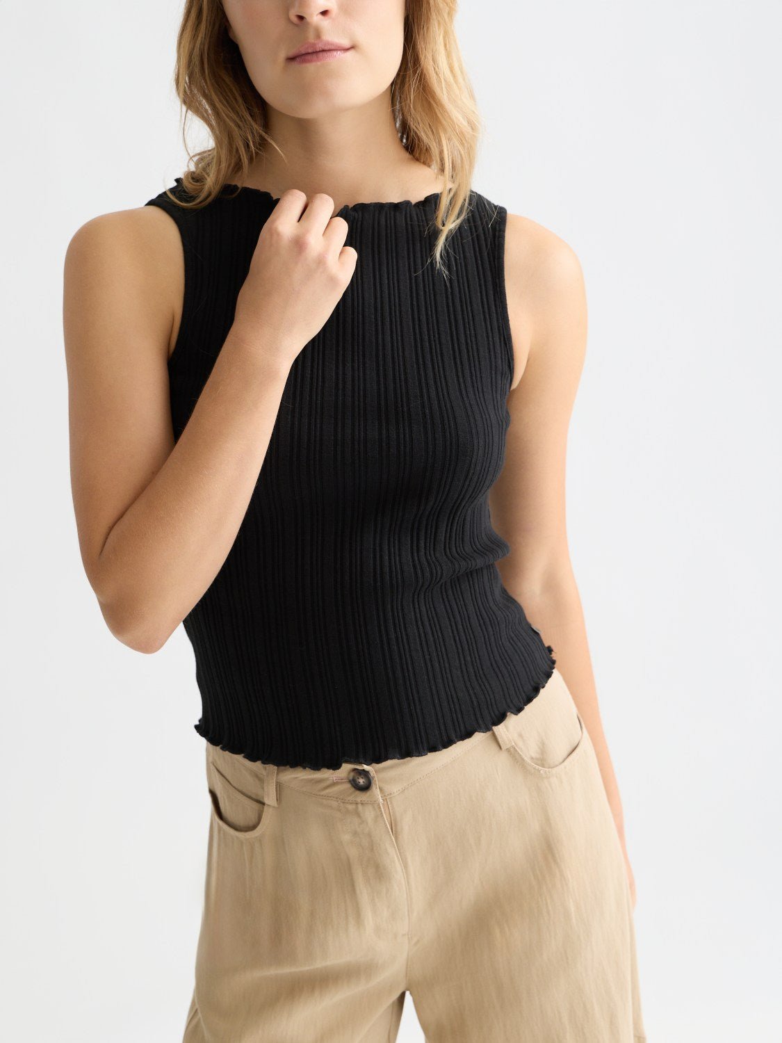 Structured Rib Tank - Scotch & Soda South Africa