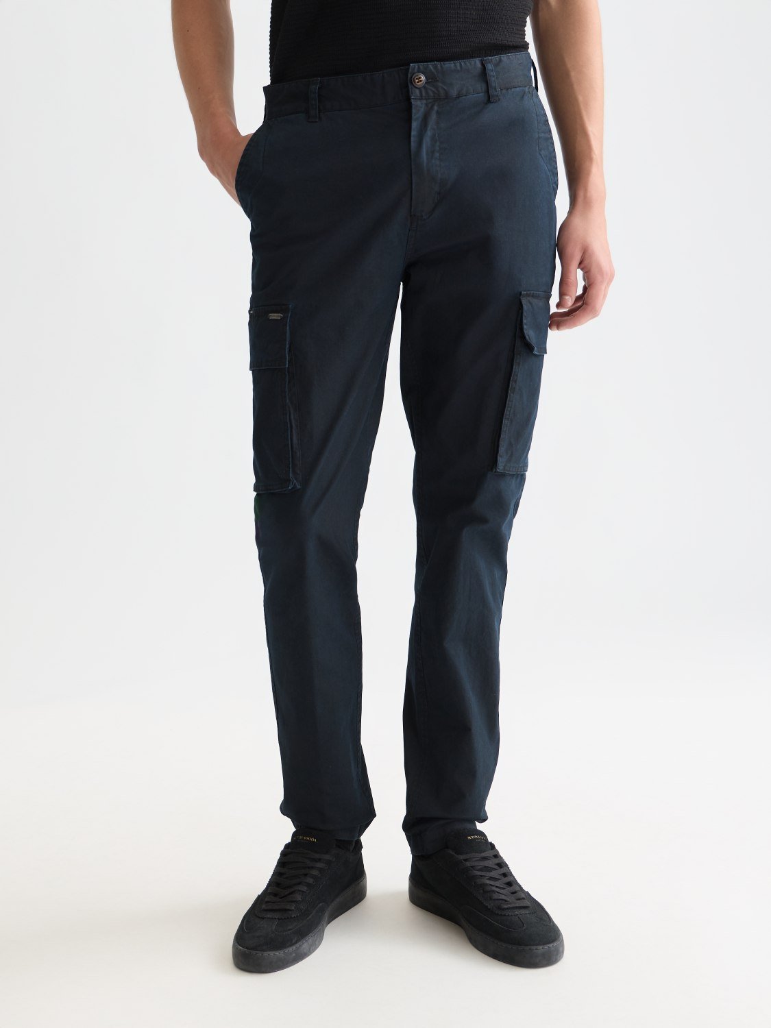 Stuart Washed Cottonblend Regular Slimfit Cargo - Scotch & Soda South Africa