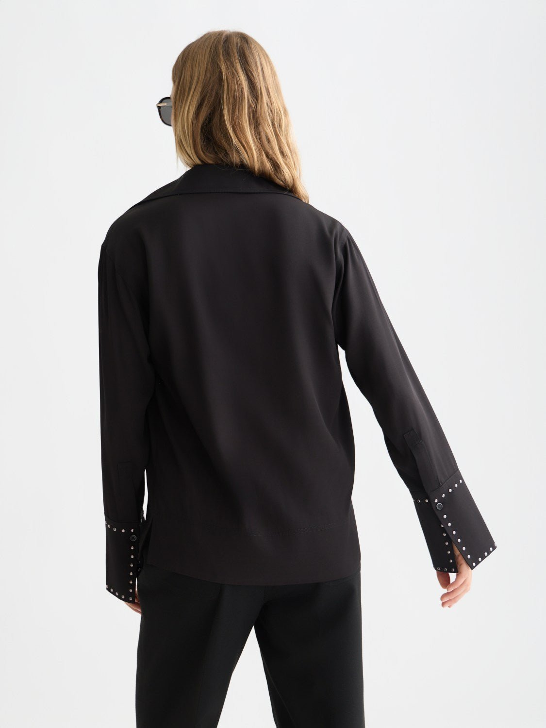 Studded Long Sleeve Shirt - Scotch & Soda South Africa
