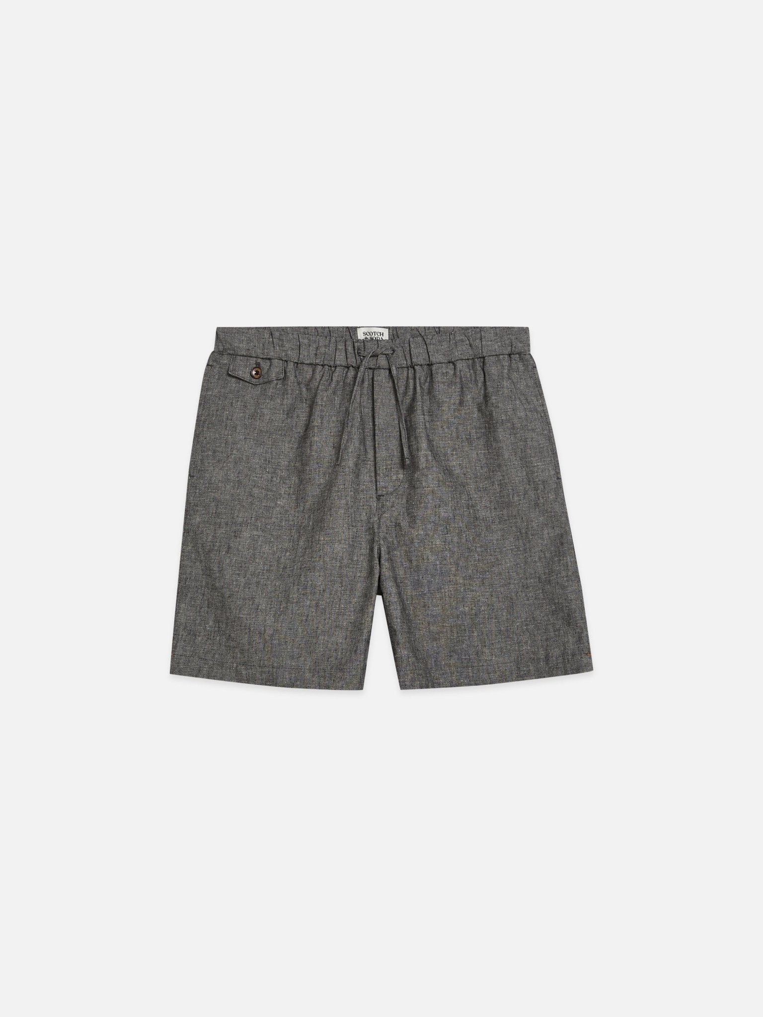 Tailored Linen-Blend Short Length Bermuda Shorts - Scotch & Soda South Africa