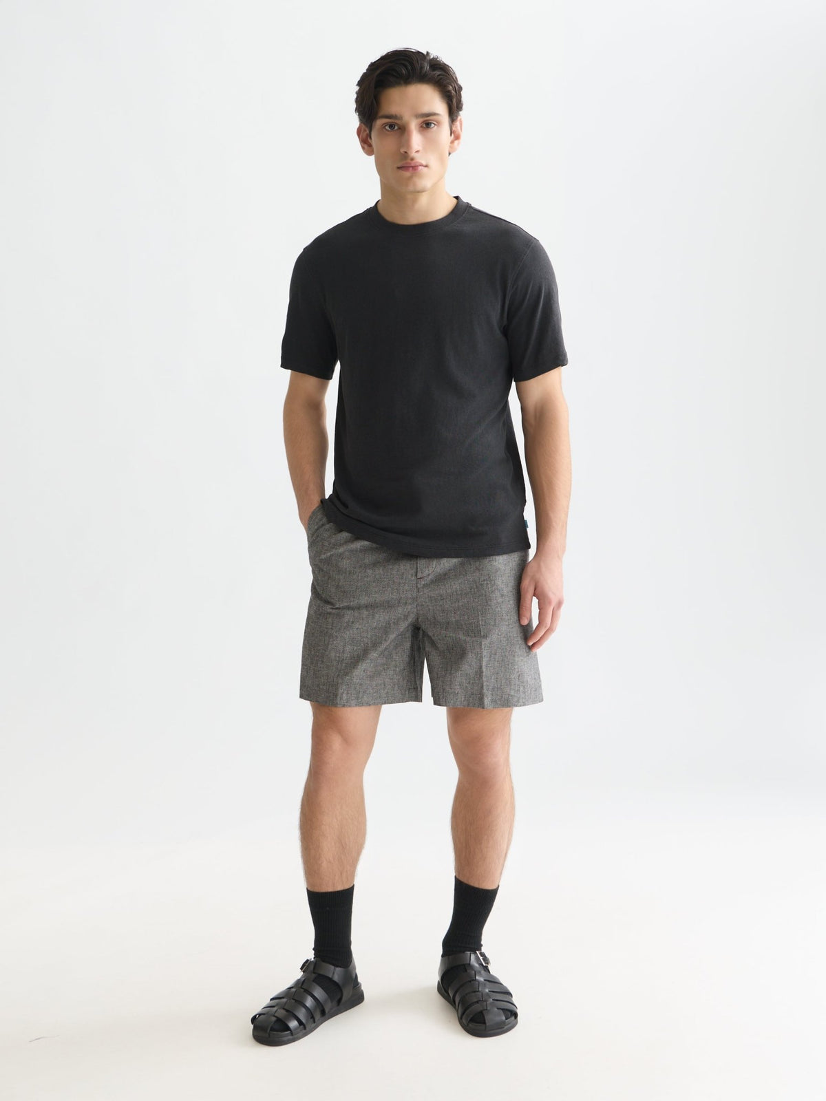 Tailored Linen-Blend Short Length Bermuda Shorts - Scotch & Soda South Africa