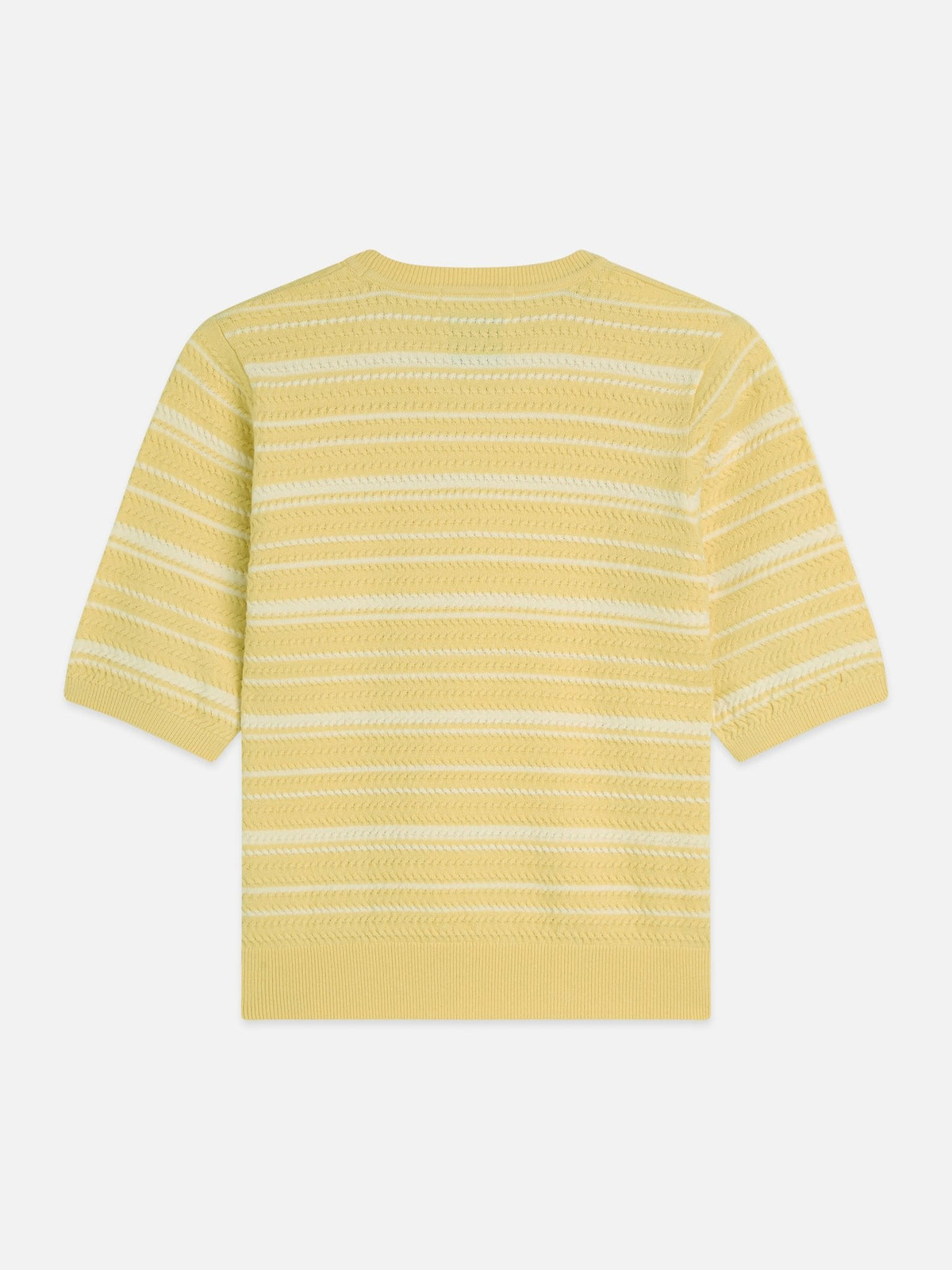 Textured Stripe Knitted Tee - Scotch & Soda South Africa
