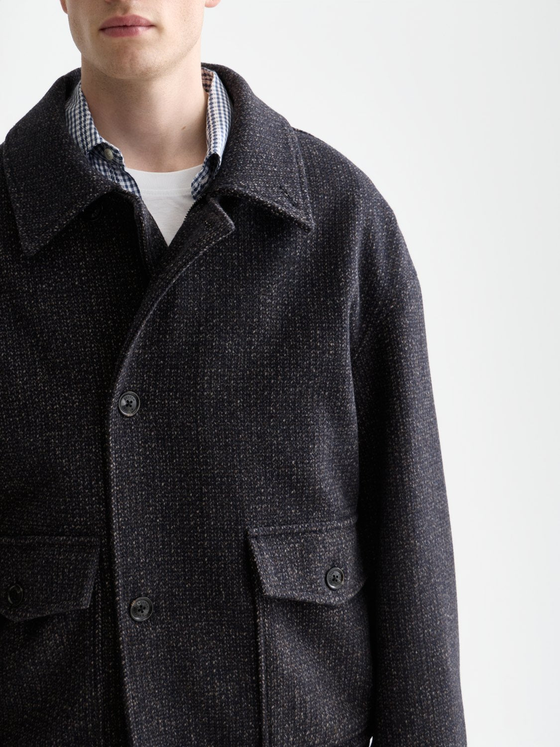 Textured Wool Jacket - Scotch & Soda South Africa