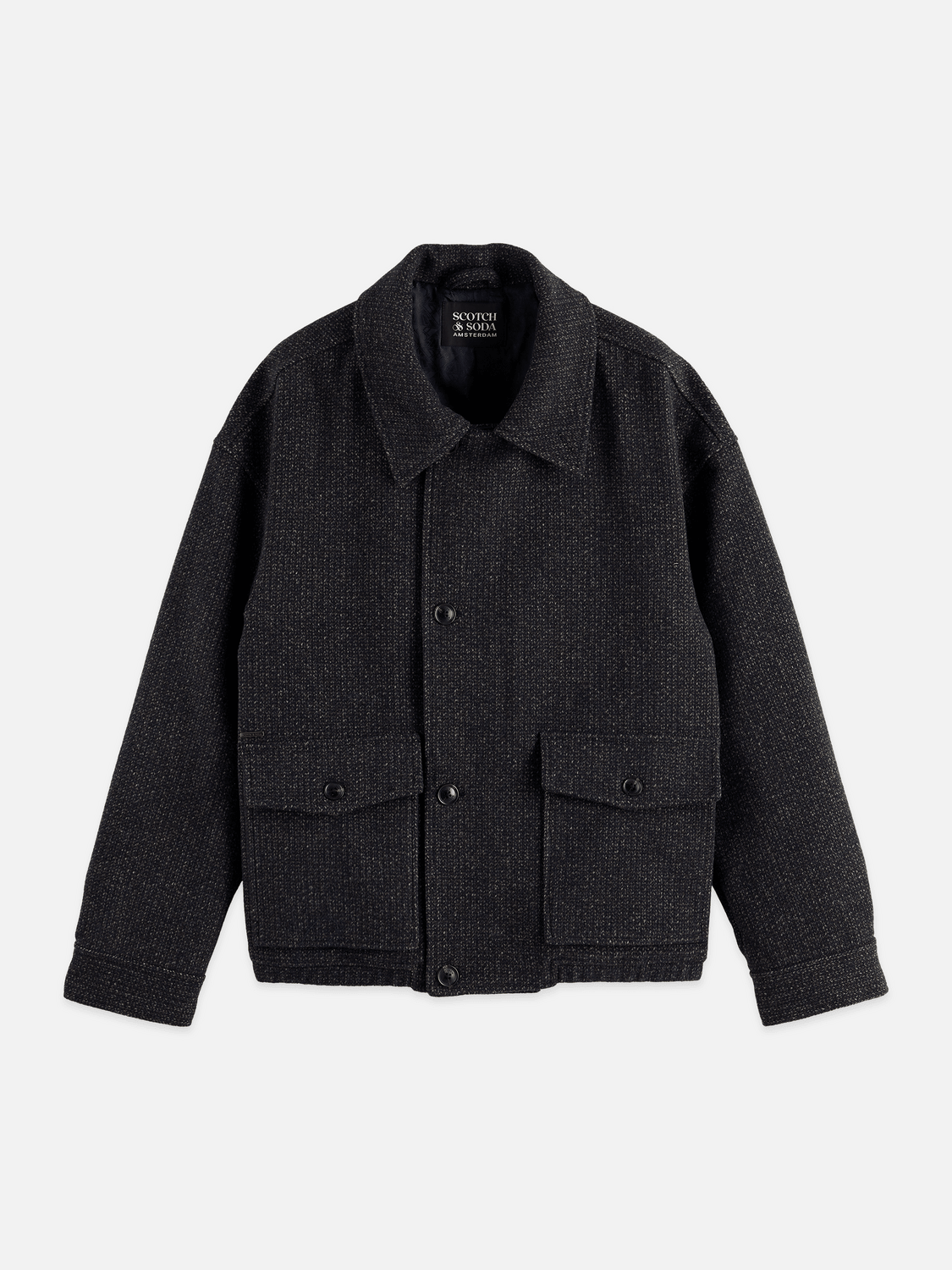 Textured Wool Jacket - Scotch & Soda South Africa