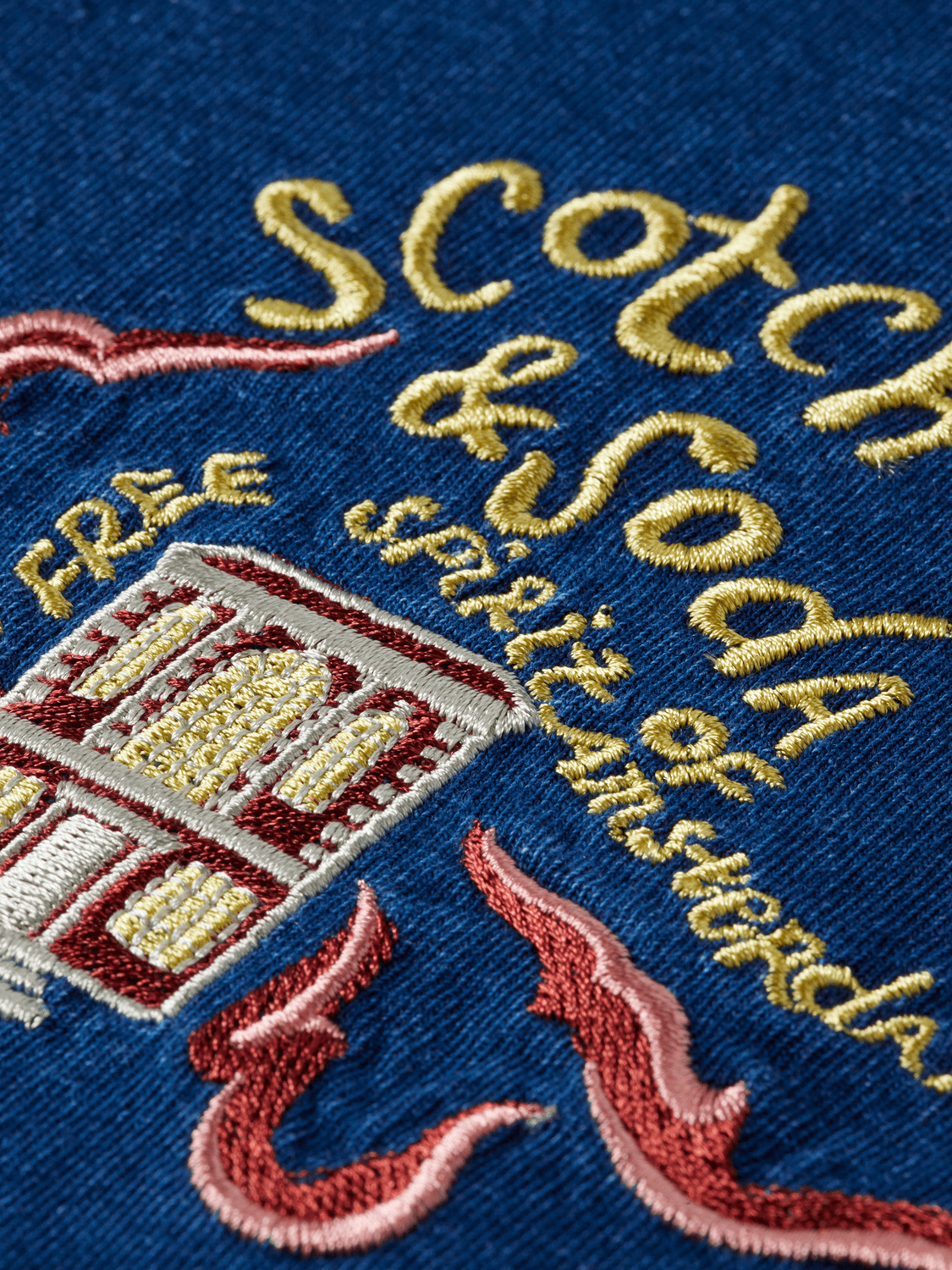 The 40Th Anniversary Heroes Relaxed-Fit Indigo T-Shirt - Scotch & Soda South Africa