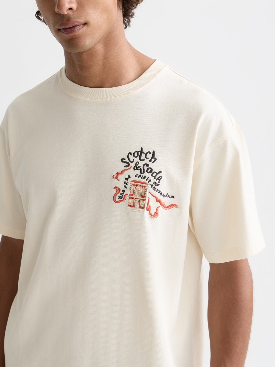 The 40Th Anniversary Relaxed-Fit Embroidery T-Shirt - Scotch & Soda South Africa