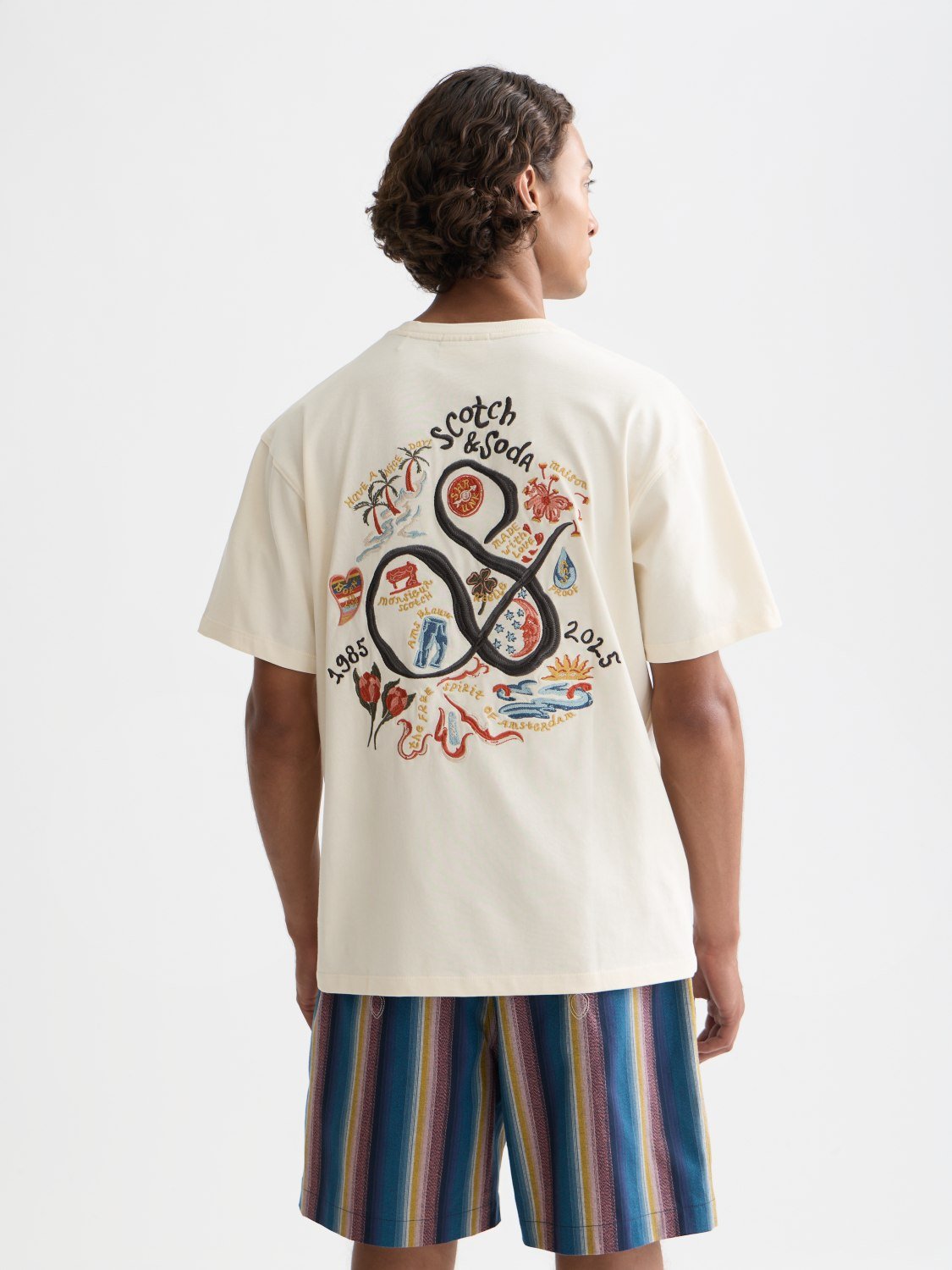 The 40Th Anniversary Relaxed-Fit Embroidery T-Shirt - Scotch & Soda South Africa
