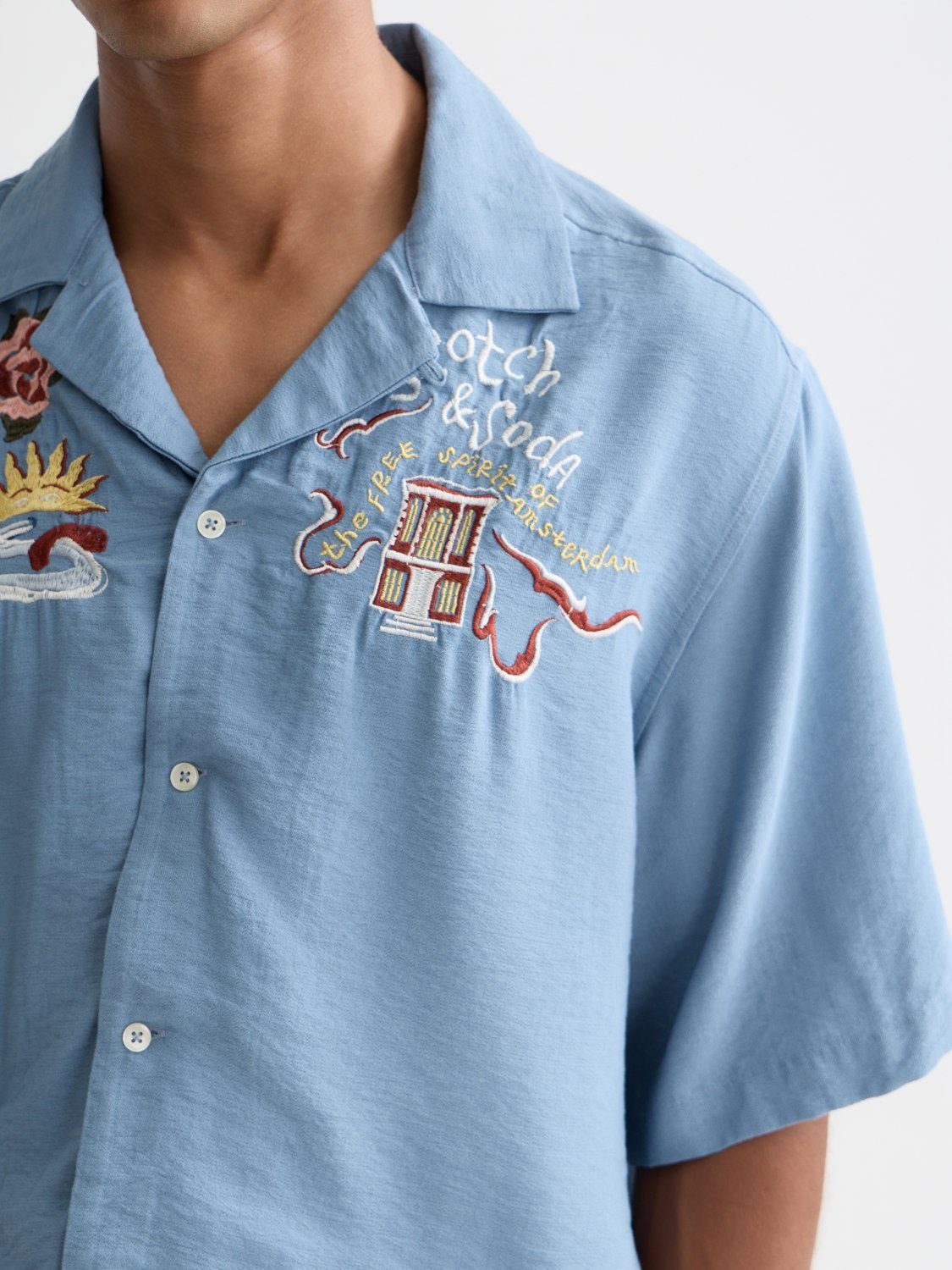 The 40Th Anniversary Relaxed-Fit Short Sleeve Shirt - Scotch & Soda South Africa