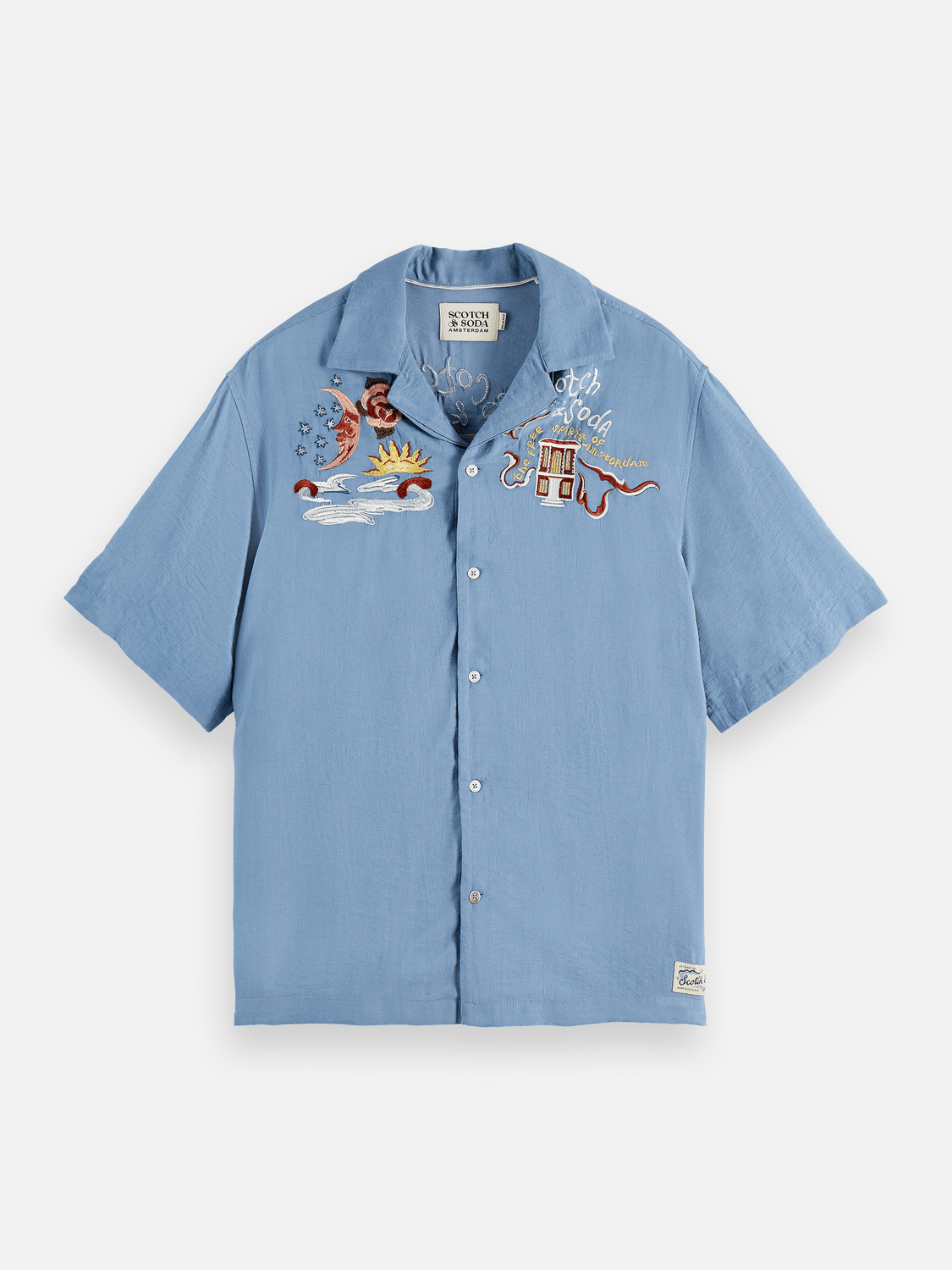 The 40Th Anniversary Relaxed-Fit Short Sleeve Shirt - Scotch & Soda South Africa