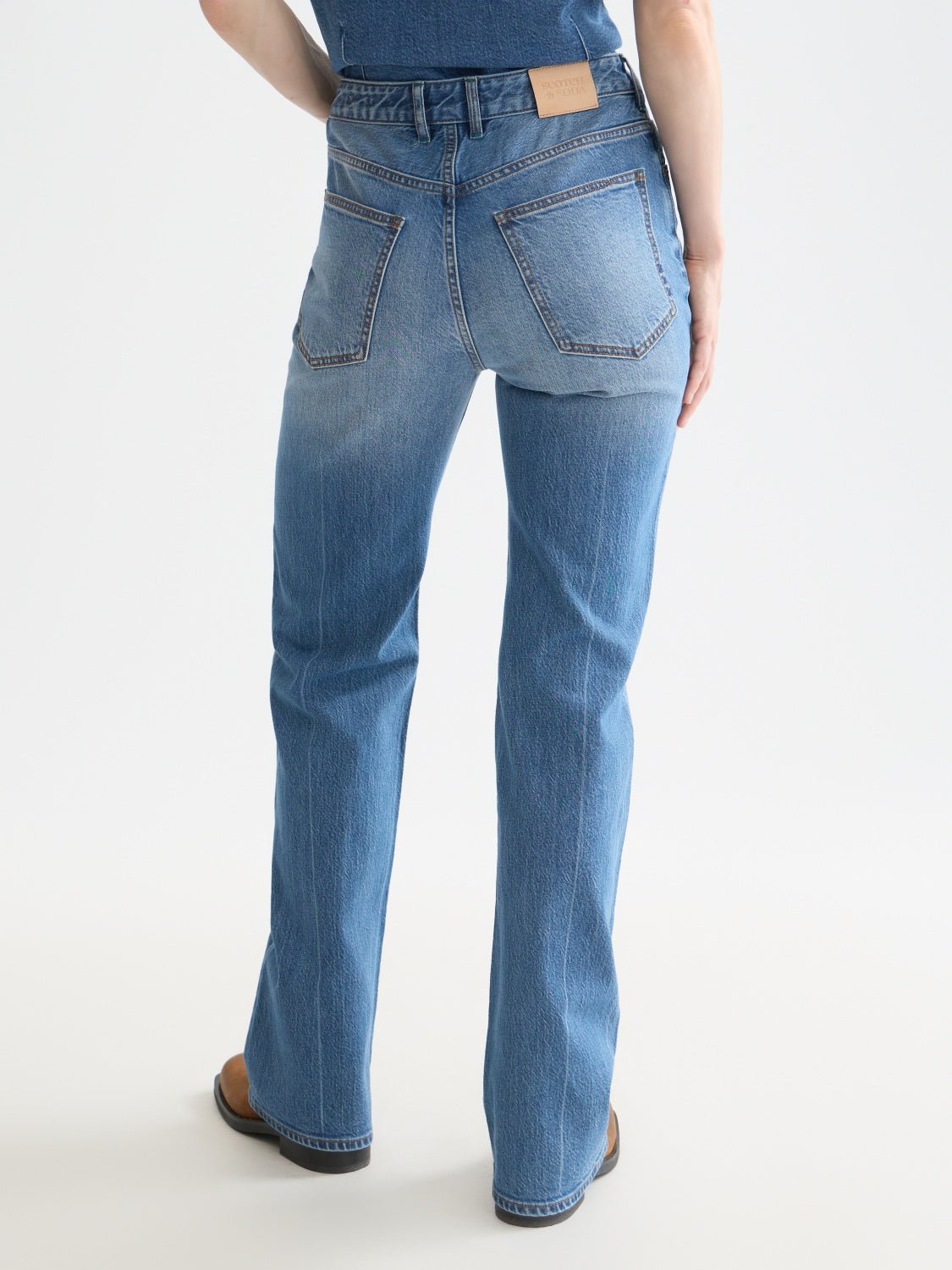 The Glow Bootcut Jeans — Texas Sun - Scotch & Soda South Africa