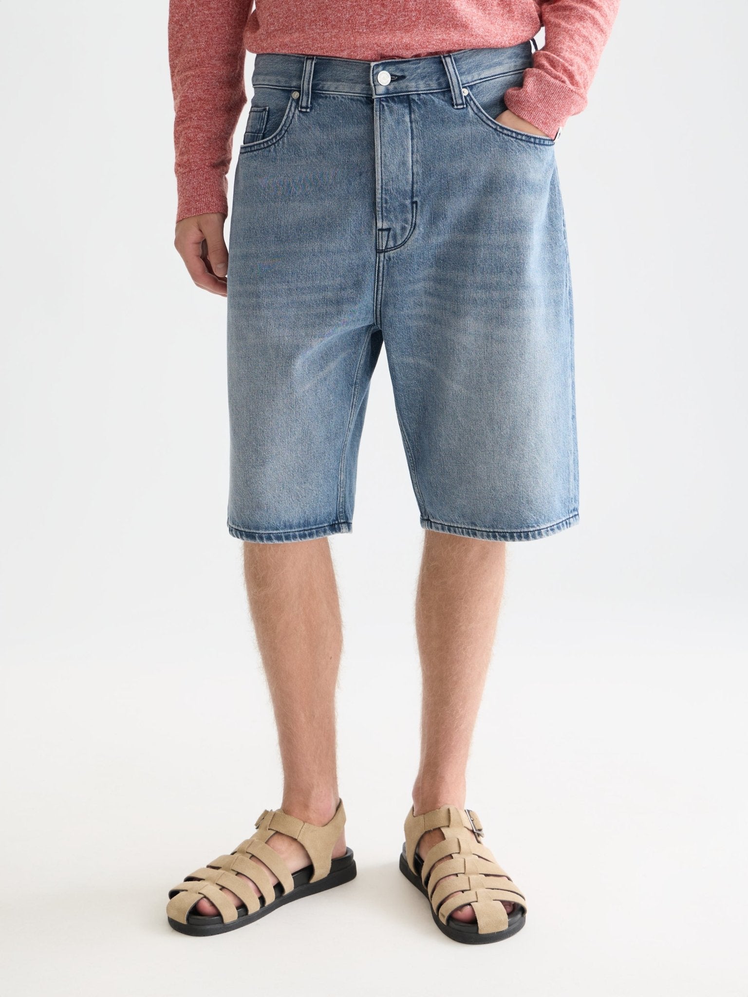 The Pitch Loosefit Jeans Short - Scotch & Soda South Africa