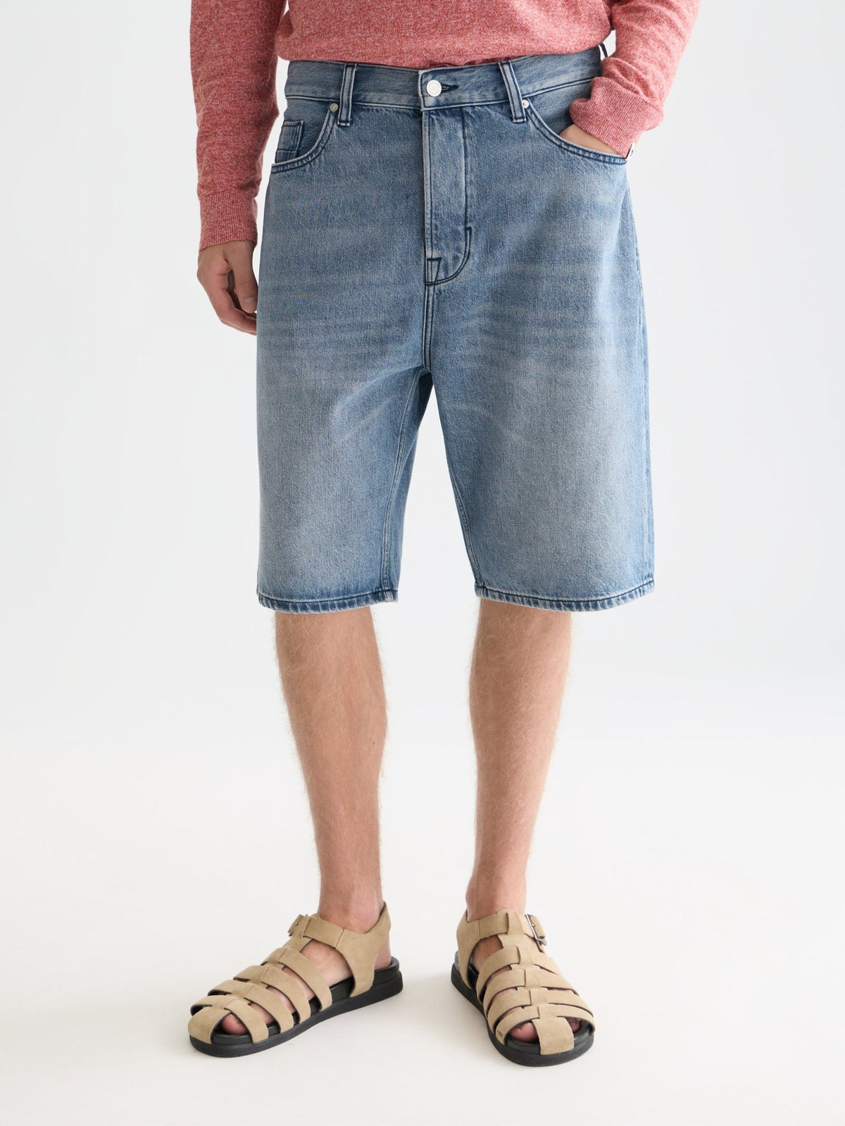 The Pitch Loosefit Jeans Short - Scotch & Soda South Africa