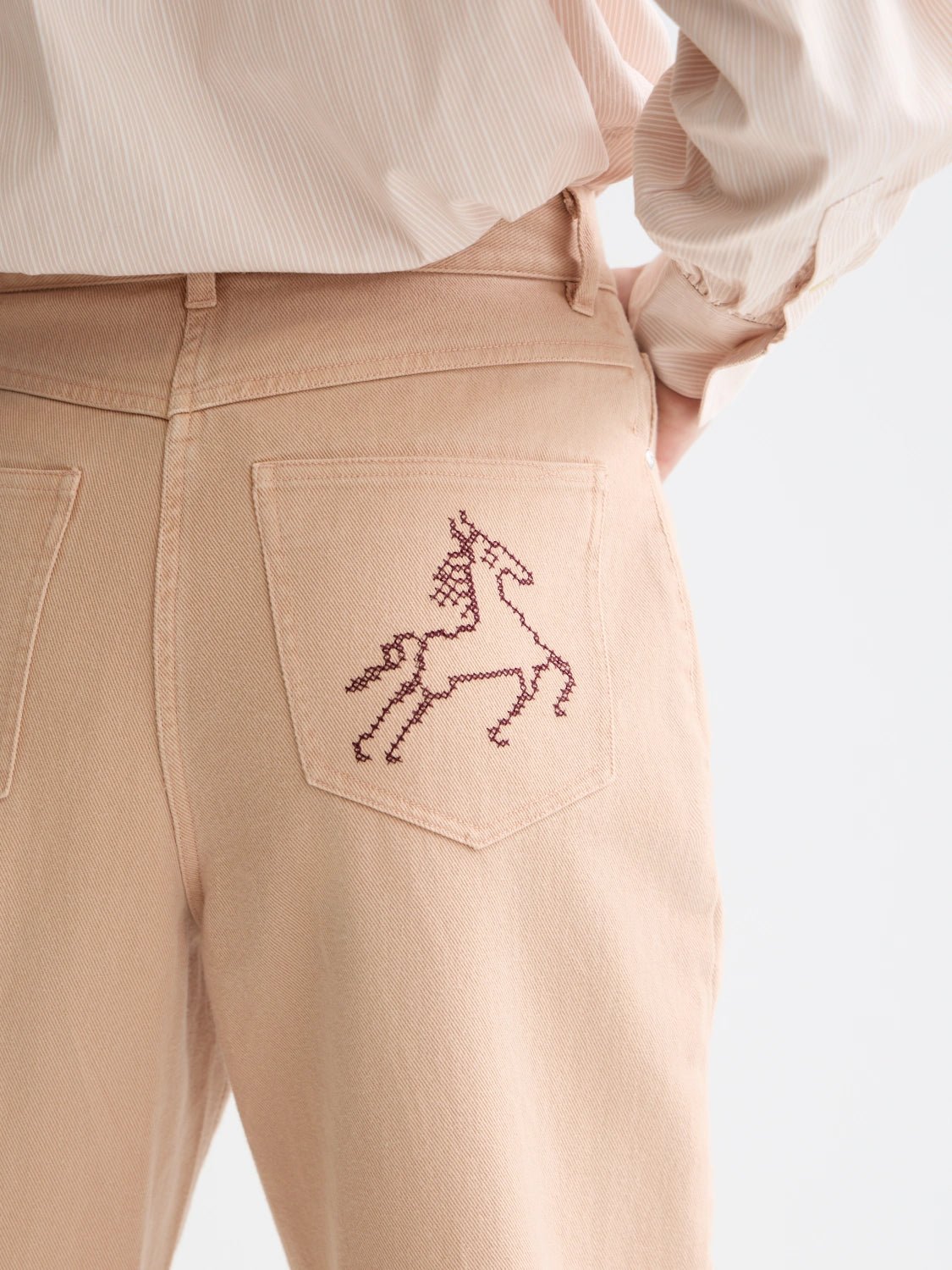 The Ripple - High Rise Straight Leg Pants - Scotch & Soda South Africa