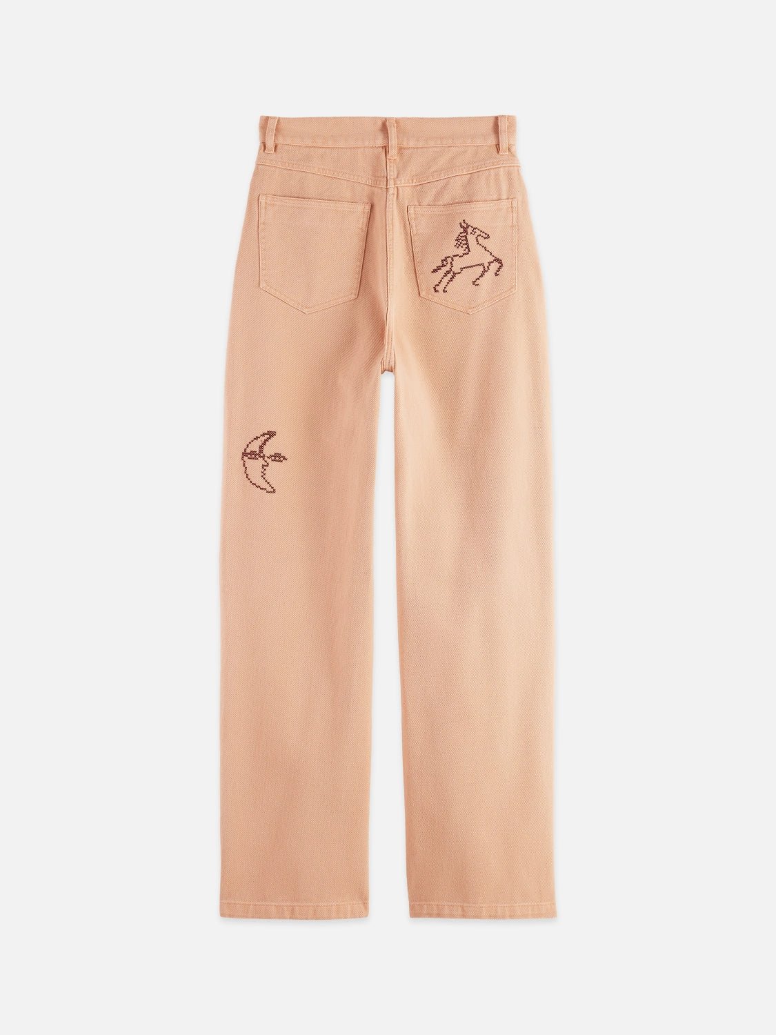 The Ripple - High Rise Straight Leg Pants - Scotch & Soda South Africa
