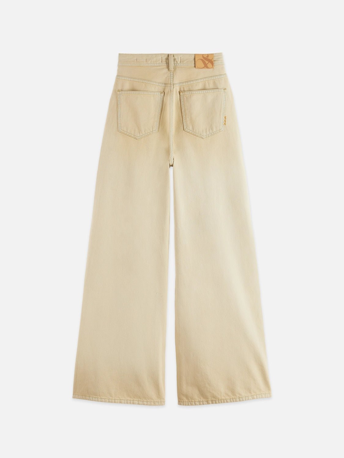 The Wave High Rise Wide Leg — Hero Dust - Scotch & Soda South Africa