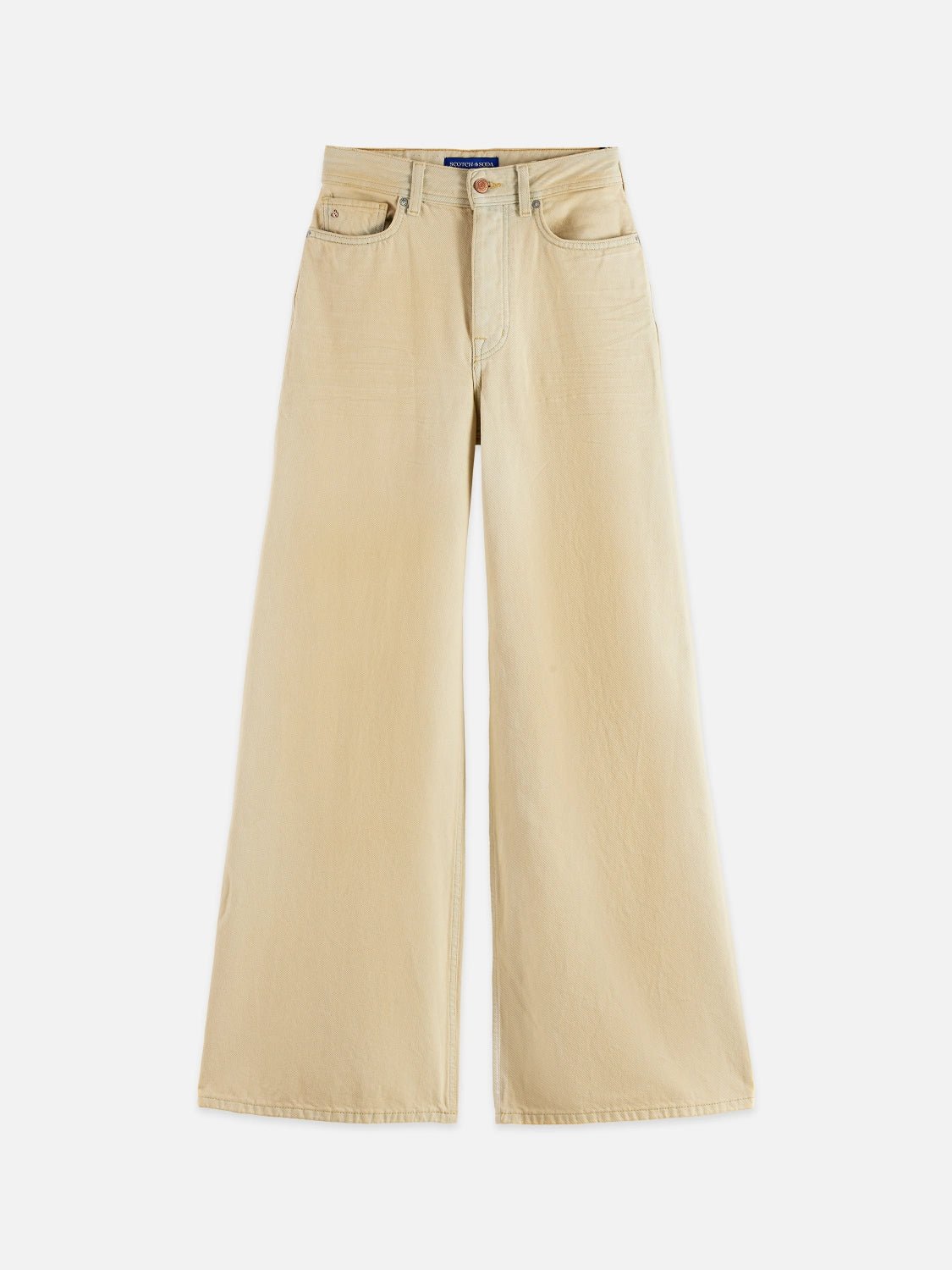 The Wave High Rise Wide Leg — Hero Dust - Scotch & Soda South Africa