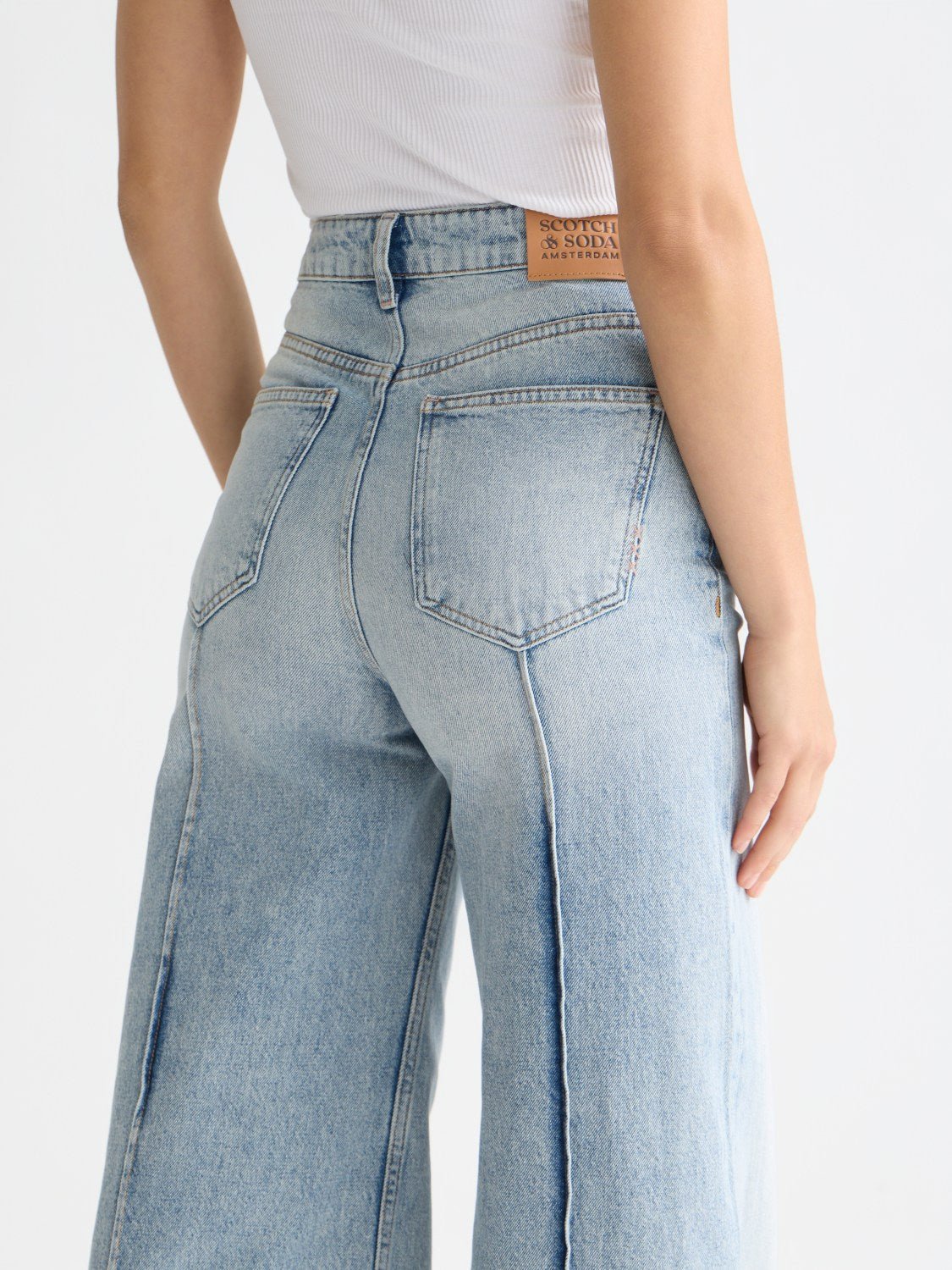 The Wave Wide Leg Jeans - Scotch & Soda South Africa
