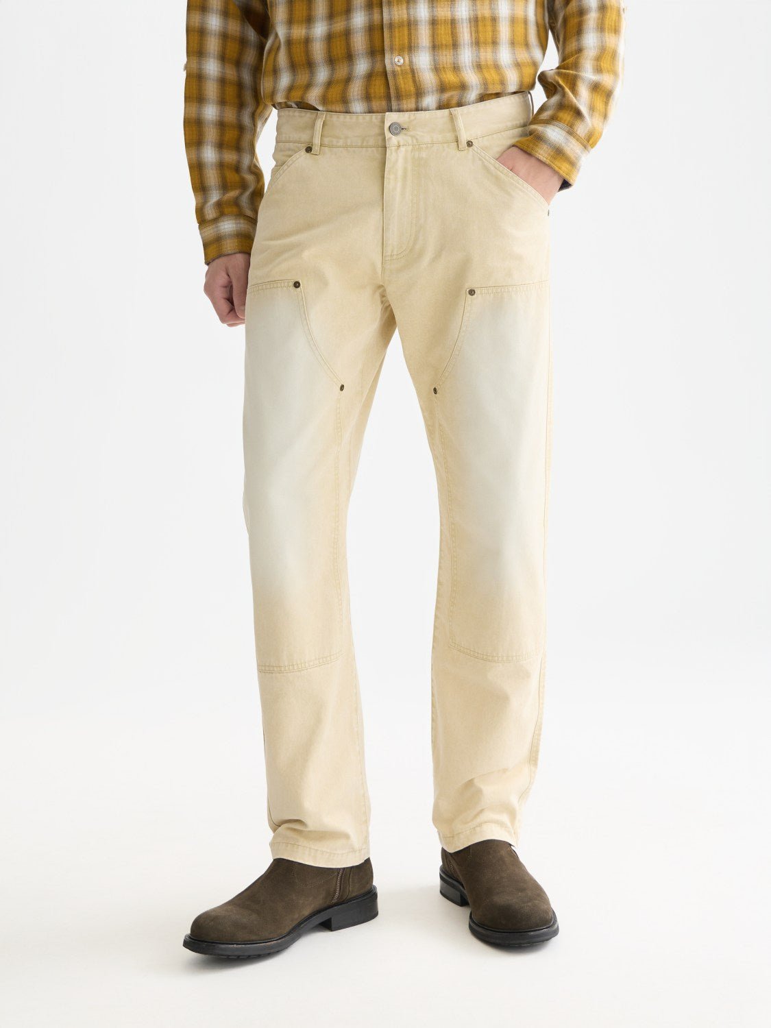 The Zee Washed Cotton Twill Worker Pant - Scotch & Soda South Africa