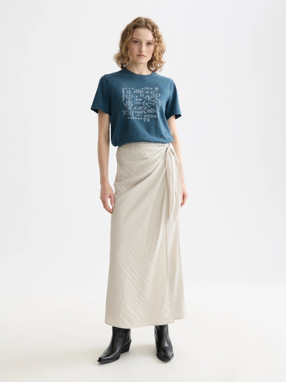 Tie Wrap Skirt - Scotch & Soda South Africa