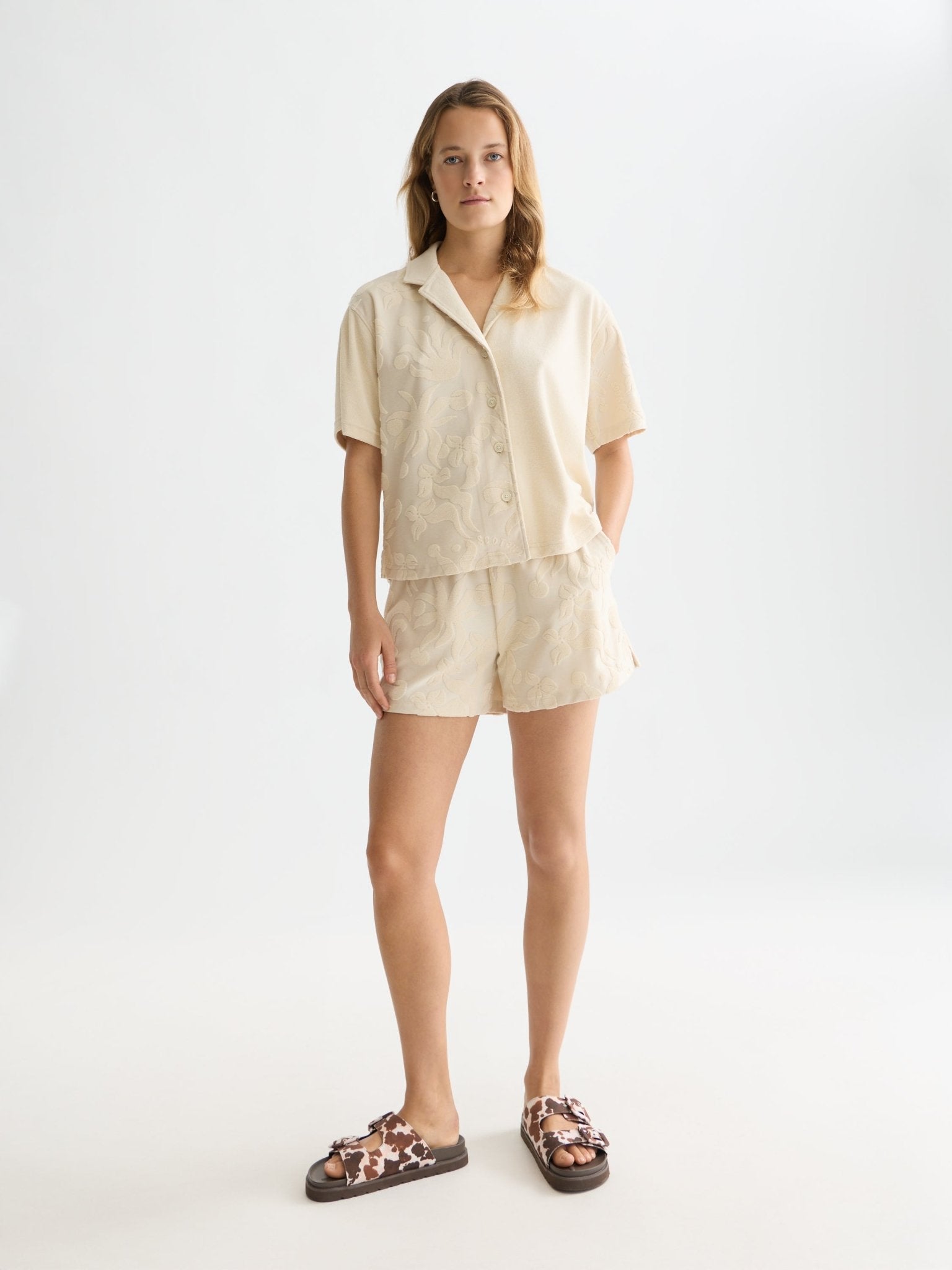 Towelling Shortsleeved Shirt - Scotch & Soda South Africa
