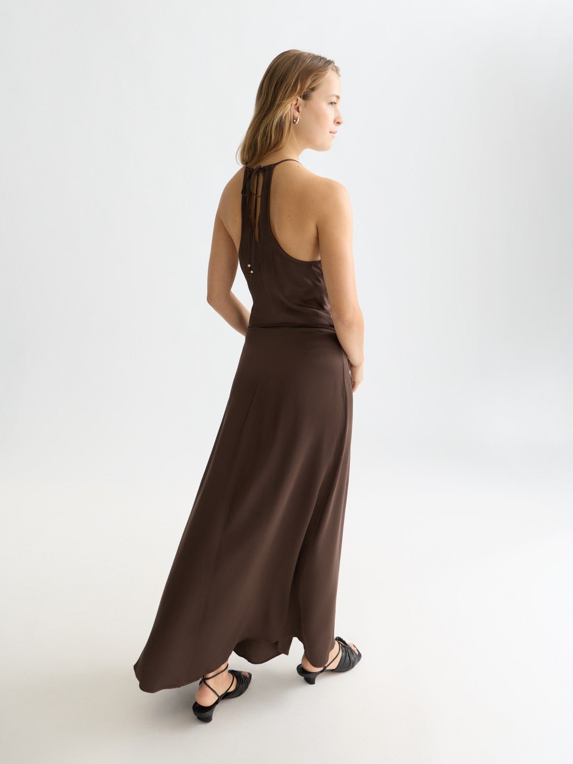 Viscose Maxi Cami Wrap Dress - Scotch & Soda South Africa
