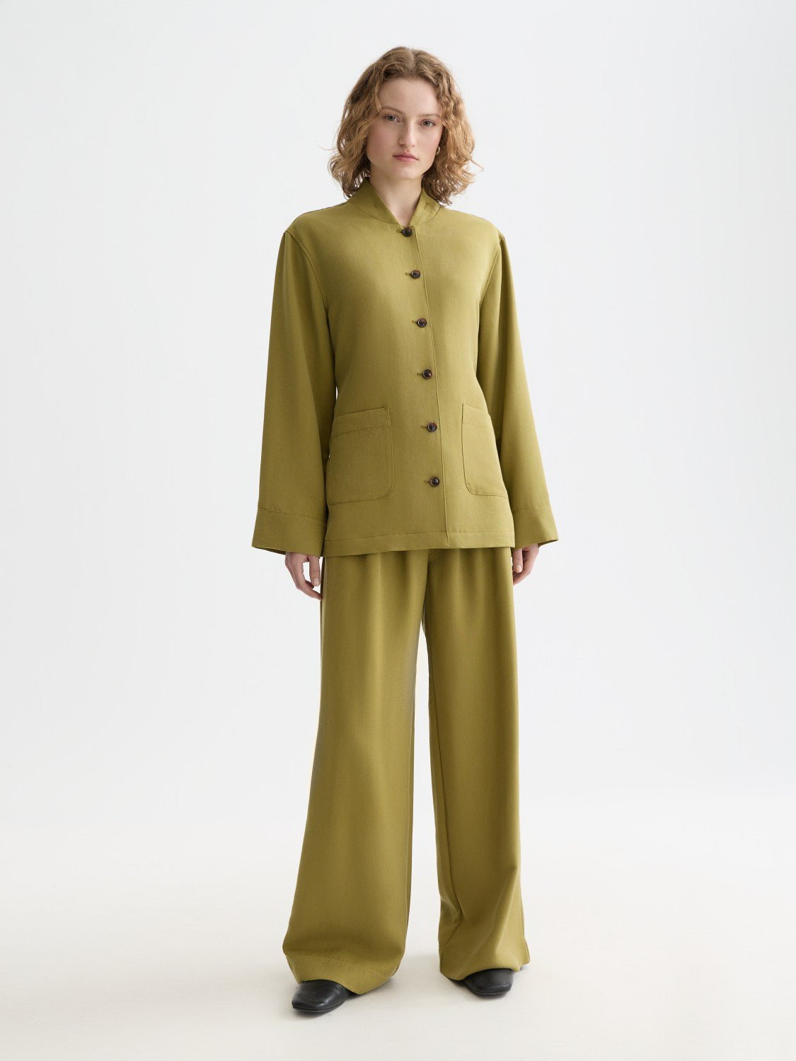 Viscose Twill Belted Blazer - Scotch & Soda South Africa