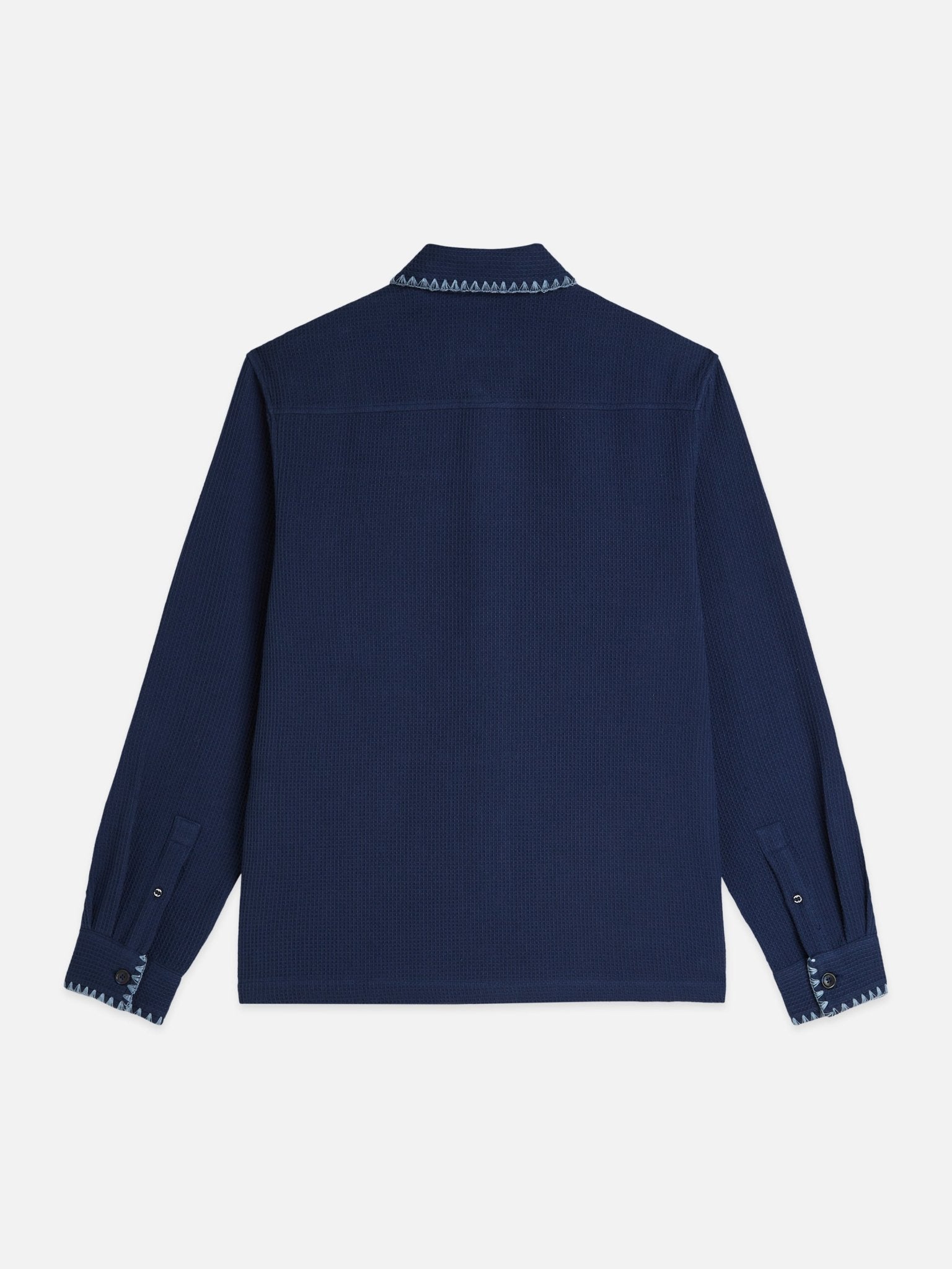 Waffle Structure Relaxed-Fit Shirt - Scotch & Soda South Africa