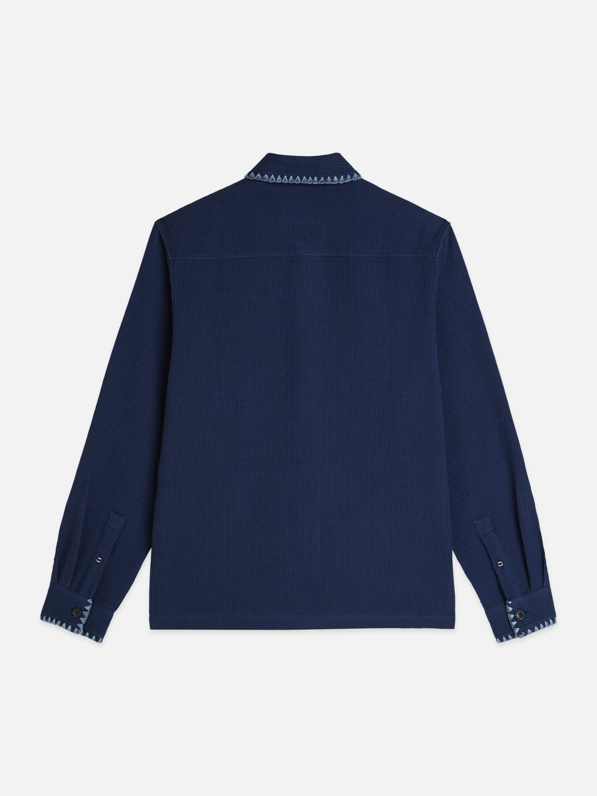 Waffle Structure Relaxed-Fit Shirt - Scotch & Soda South Africa
