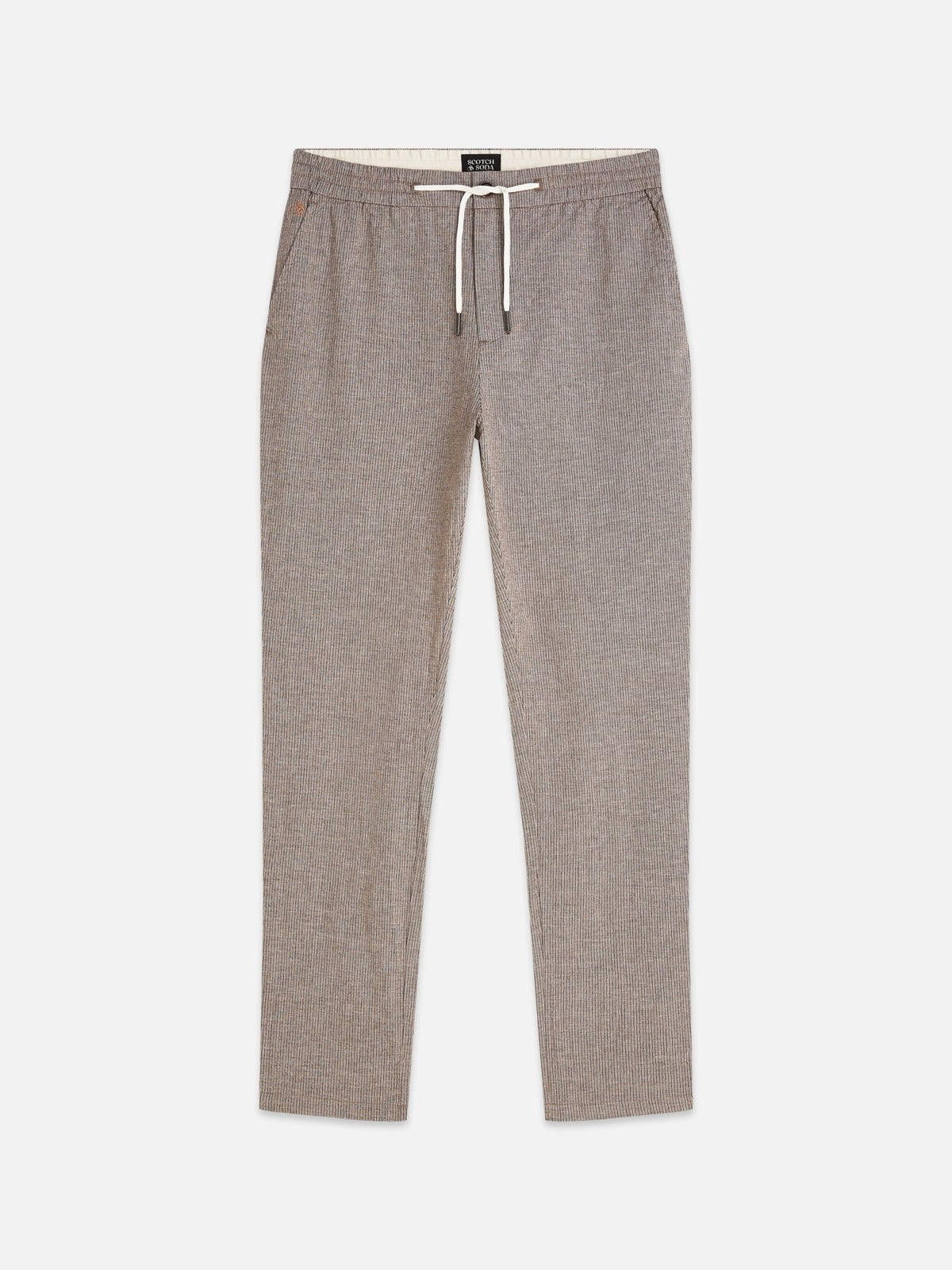 Warren Yarndyed Cotton/Linen Regular Straight-Fit Jogger - Scotch & Soda South Africa