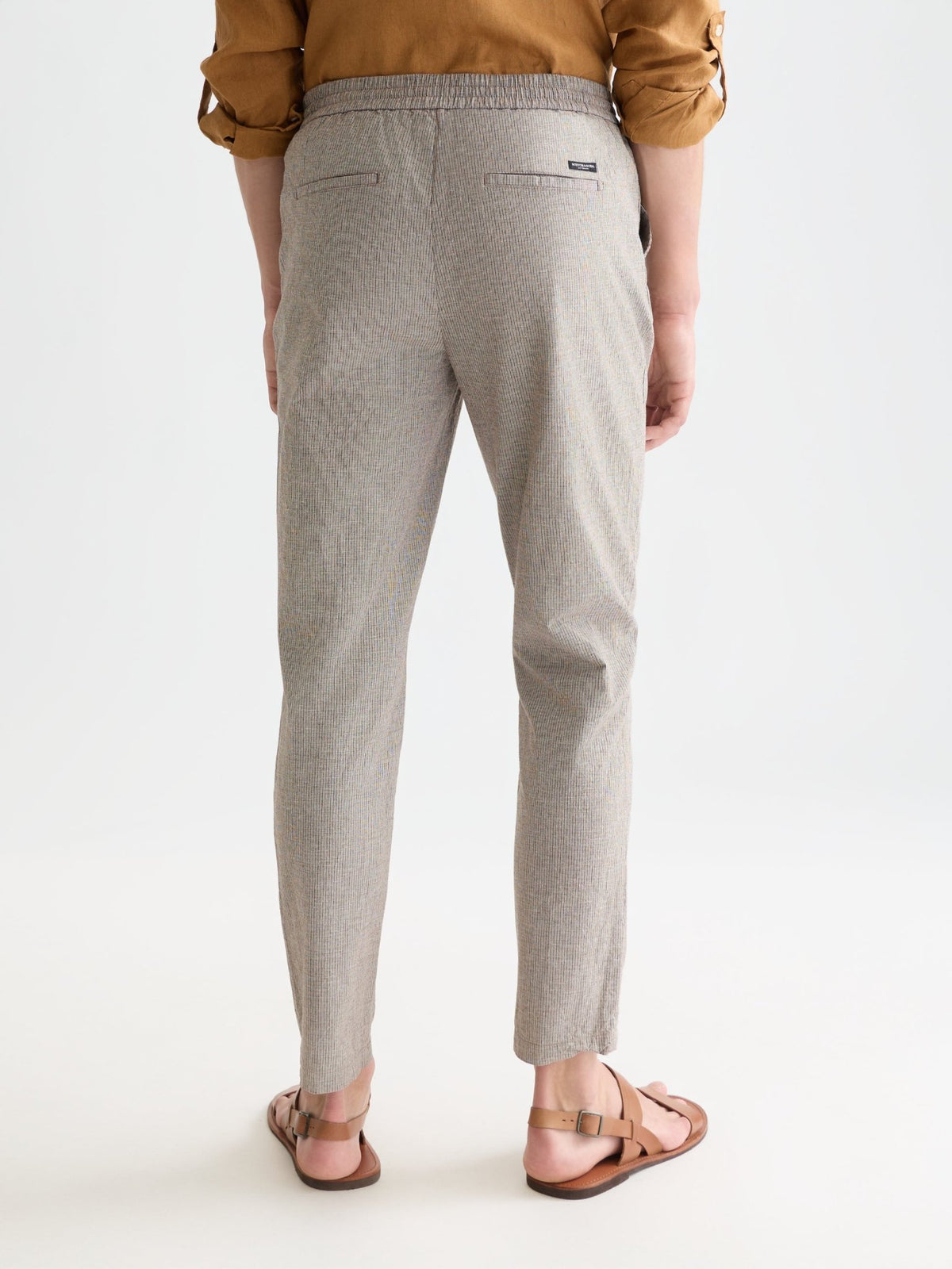 Warren Yarndyed Cotton/Linen Regular Straight-Fit Jogger - Scotch & Soda South Africa