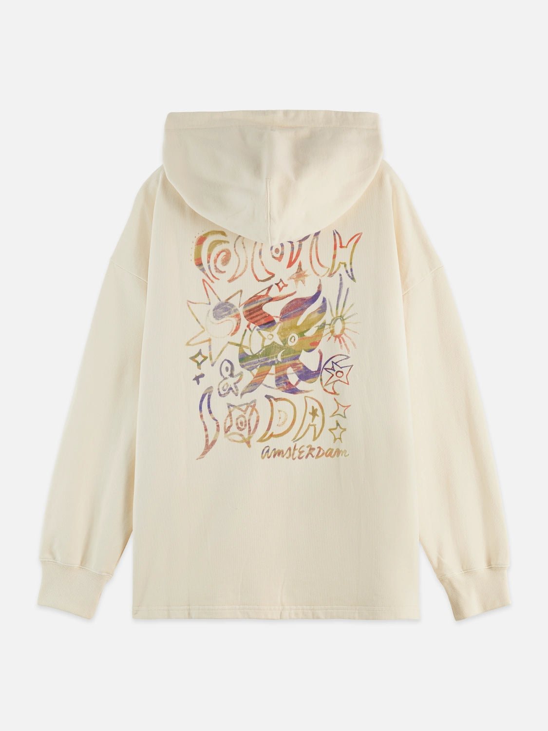 Washed Artwork Hoodie - Scotch & Soda South Africa