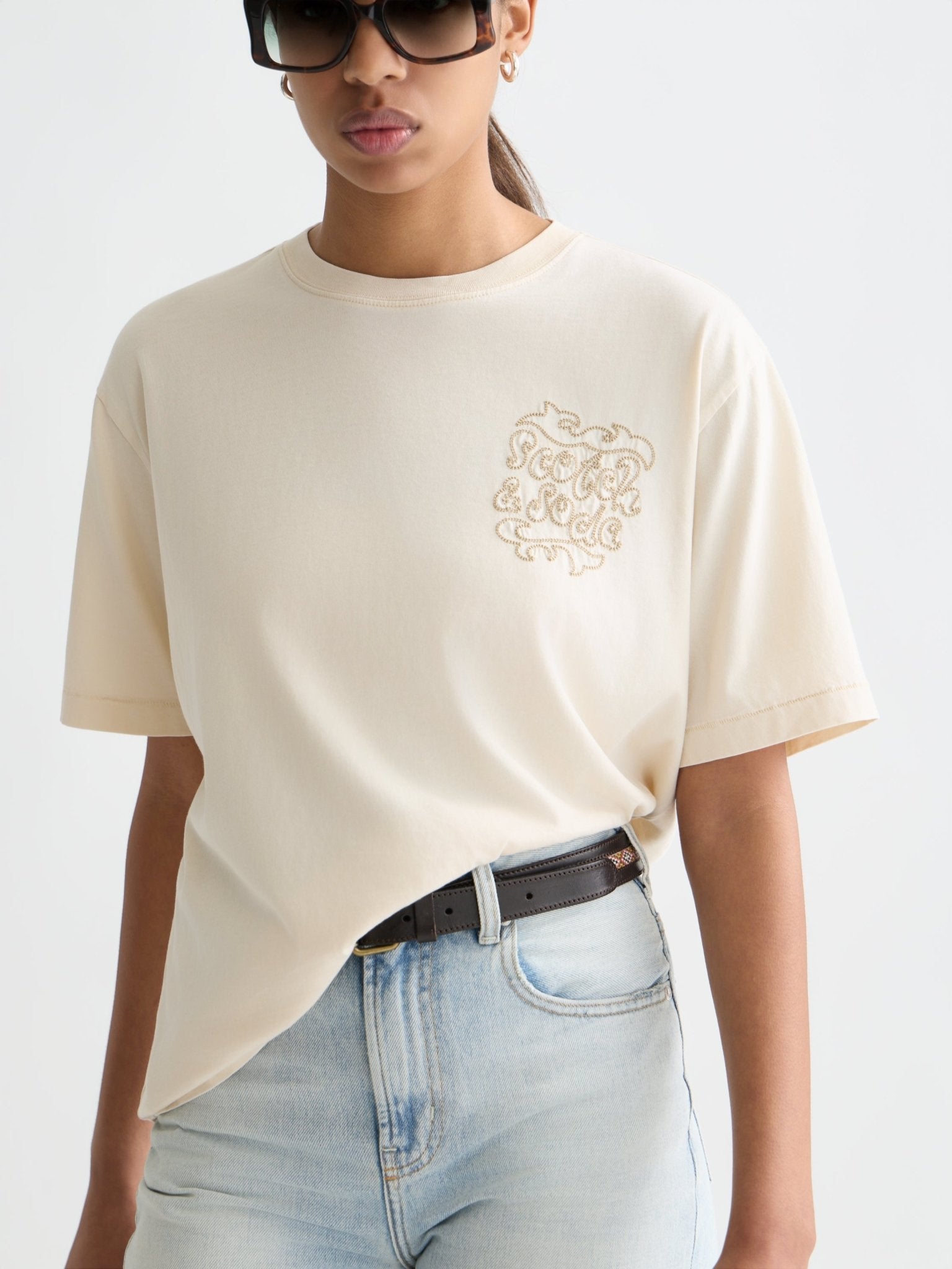 Washed Artwork Loose-Fit T-Shirt - Scotch & Soda South Africa