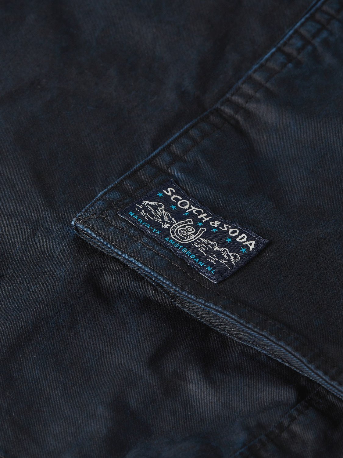 Washed Cottonblend Cargo Loosefit Bermuda Shorts - Scotch & Soda South Africa
