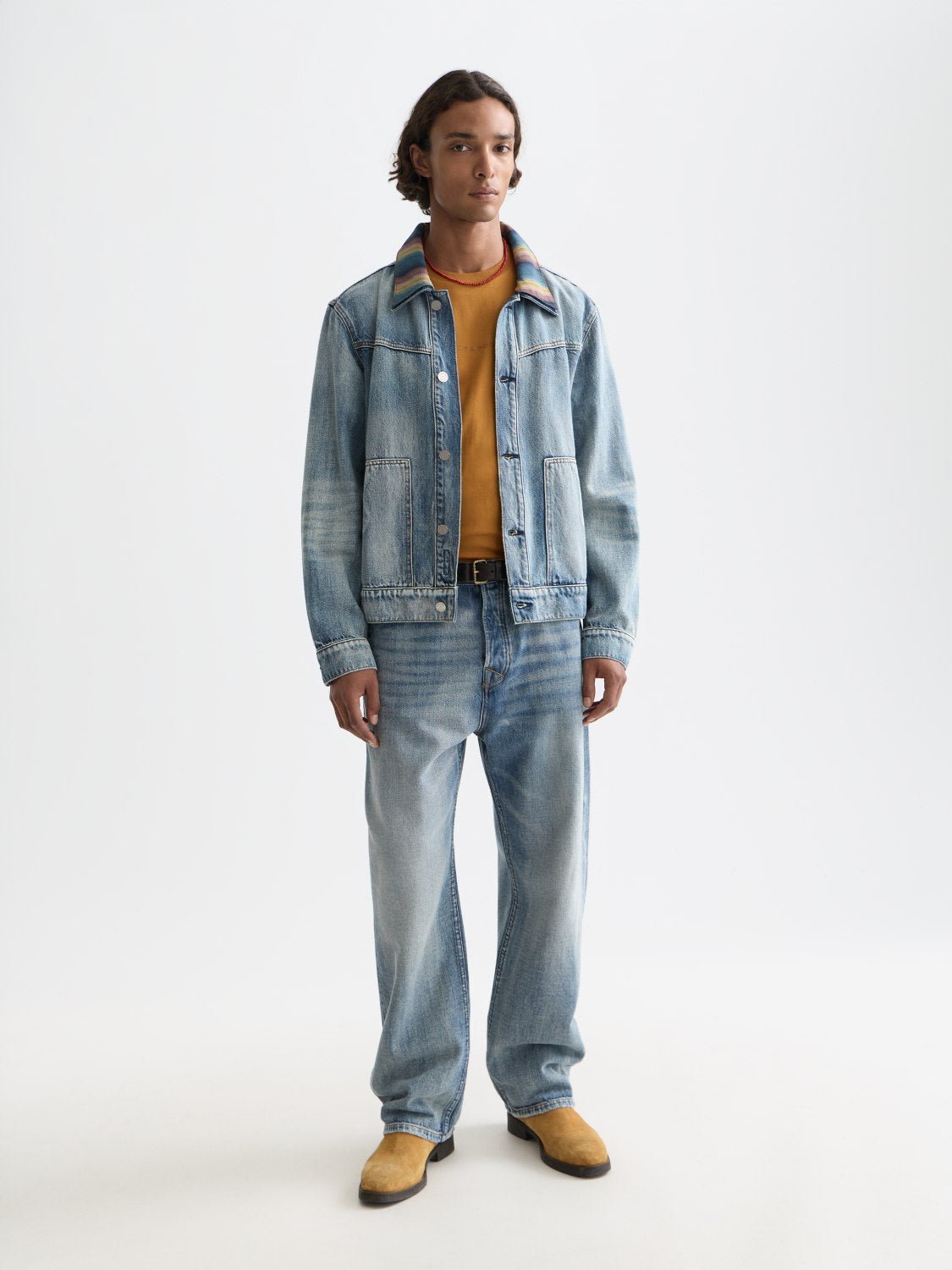 Washed Denim Ranch Jacket - Scotch & Soda South Africa