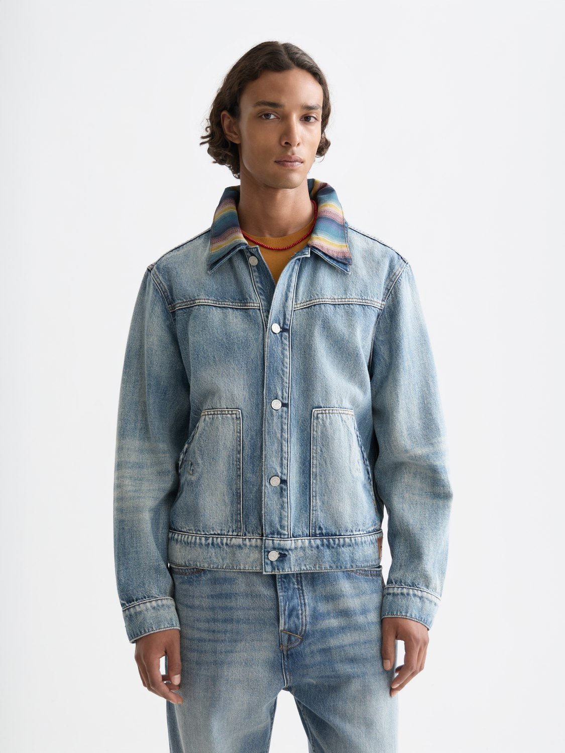 Washed Denim Ranch Jacket - Scotch & Soda South Africa