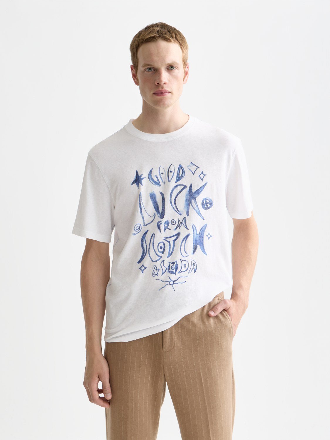 Washed Graphic Regular-Fit T-Shirt - Scotch & Soda South Africa