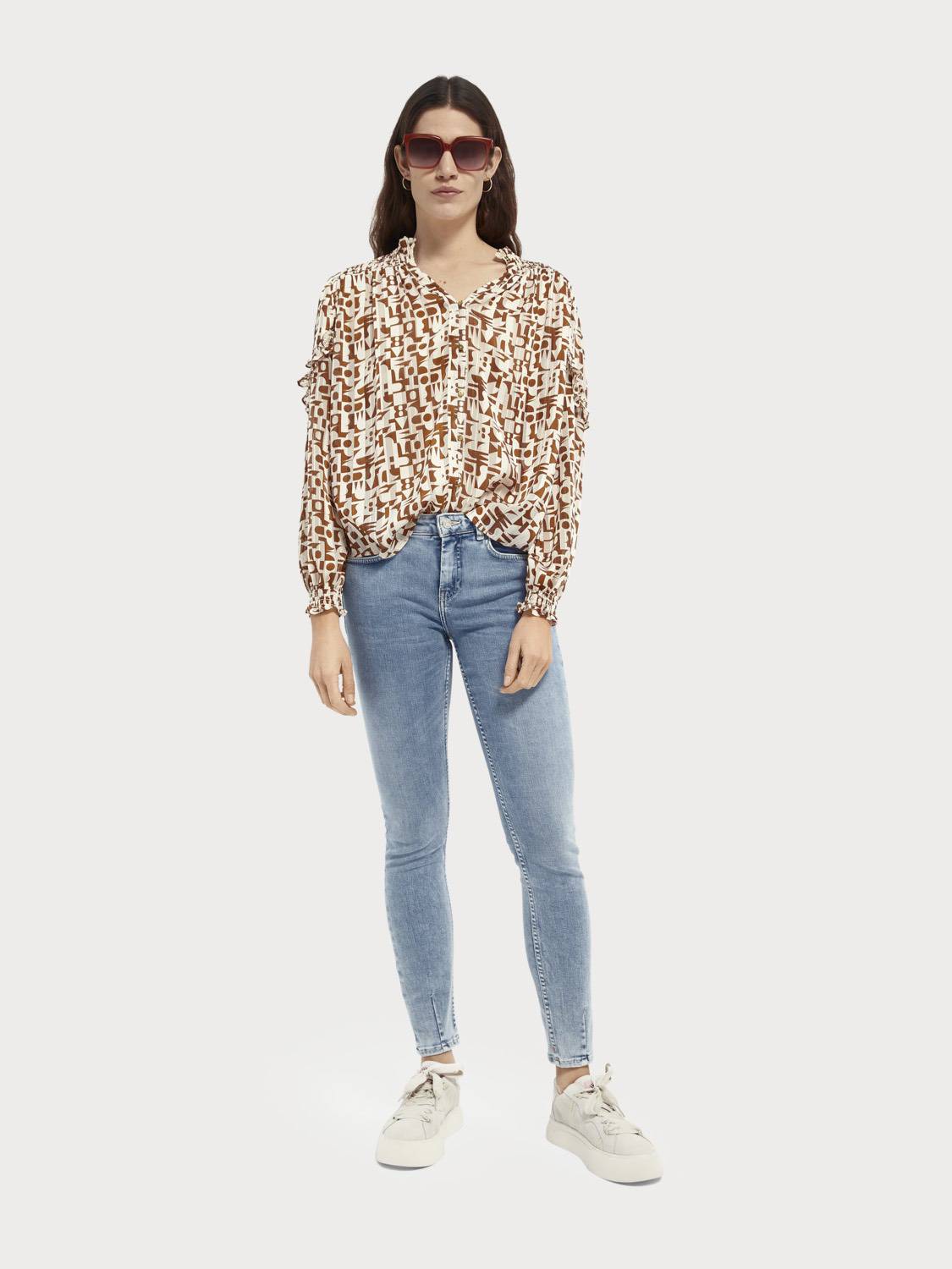 SCOTCH & SODA La Bohemienne Jeans Femme W27/L32 Skinny Bleu Stretch